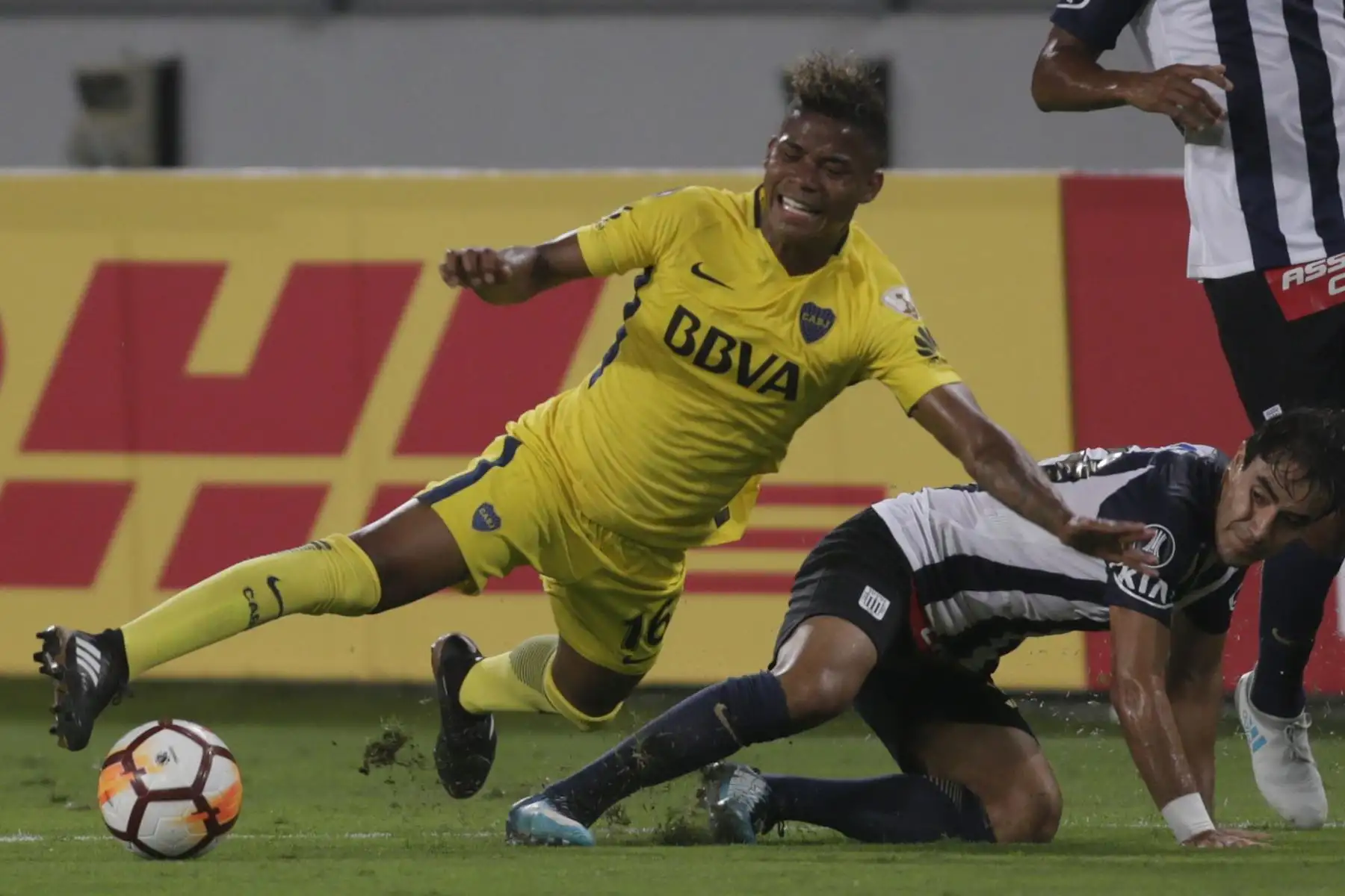 Alianza Lima enfrenta a Boca Juniors en el Estadio Nacional por la Copa Libertadores 2018. Foto: ANDINA/Carlos Lezama.