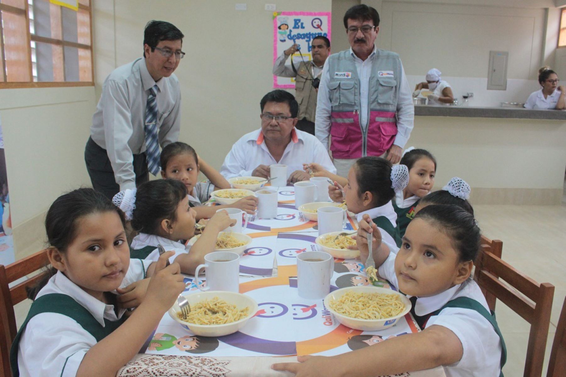 Qali Warma atenderá a 170,381 escolares de región San Martín. ANDINA