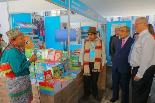Presidente Pedro Pablo Kuczynski participa en la exhibición de materiales educativos para el año académico 2018