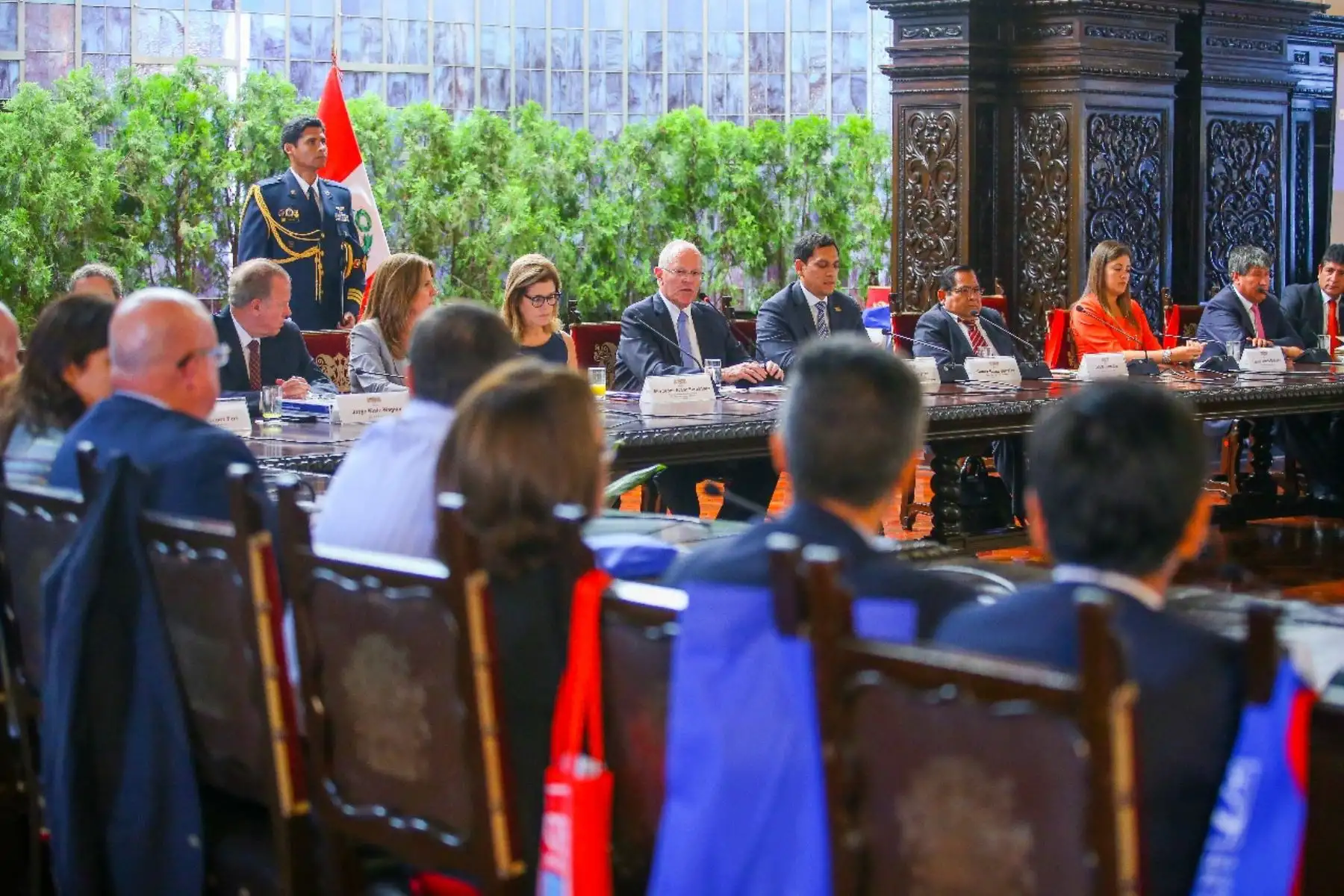Presidente Pedro Pablo Kuczynski participa del 7mo Gore-Ejecutivo, que reúne a ministros de Estado con los gobernadores regionales, en Palacio de Gobierno. Foto: ANDINA/Prensa Presidencia.