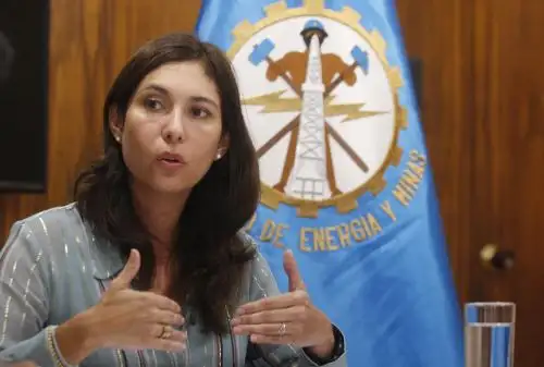 Ministra de Energía y Minas, Ángela Grossheim. ANDINA/Eddy Ramos
