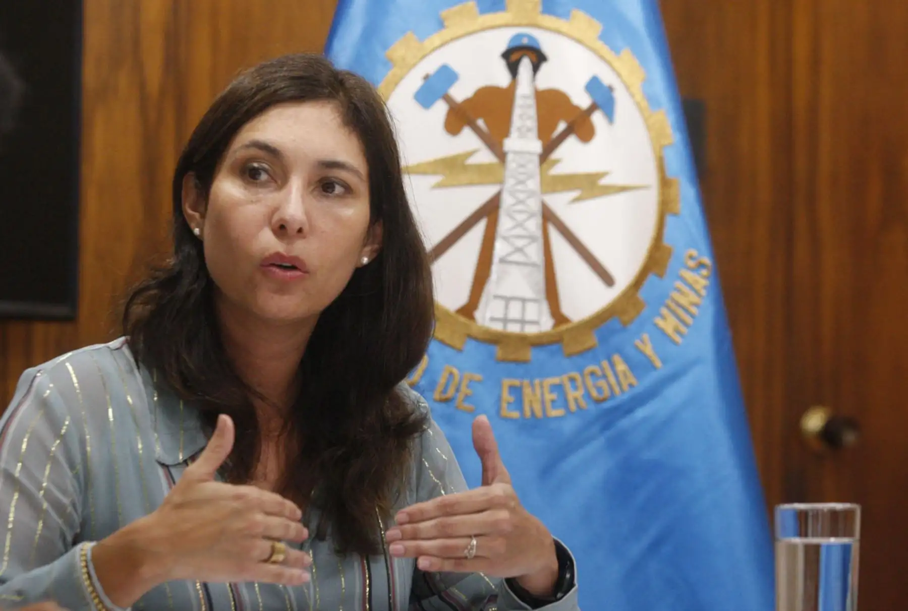 Ministra de Energía y Minas, Ángela Grossheim. ANDINA/Eddy Ramos