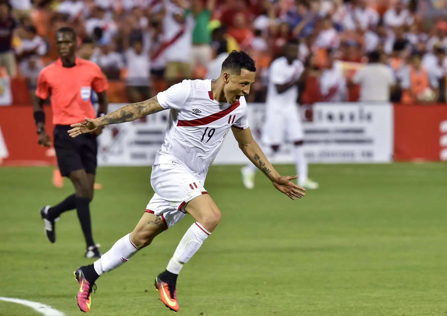 Yoshimar Yotún jugador convocado para la selección Peruana de futbol,  para los duelos ante Croacia e Islandia. Foto: AFP