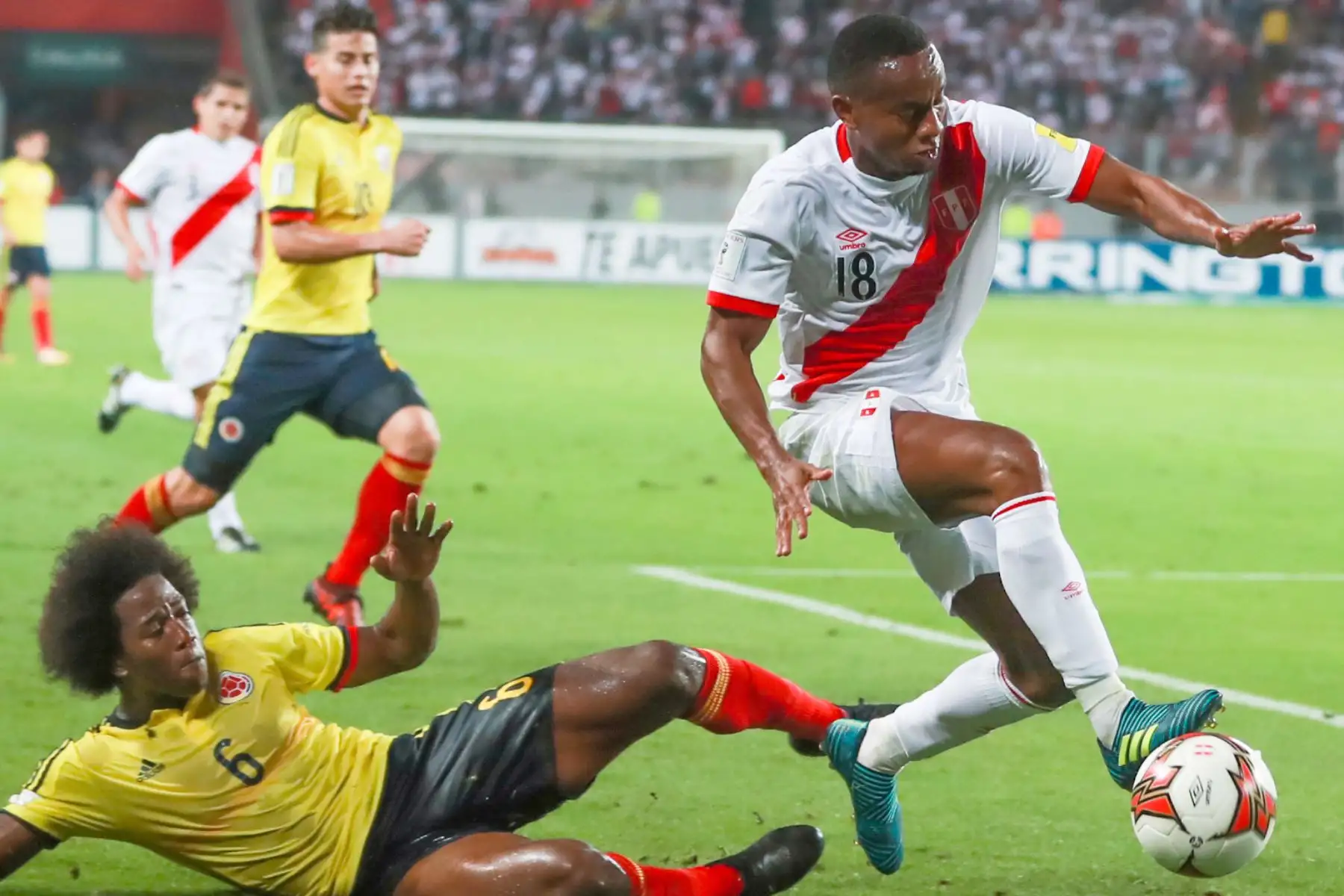 André Carrillo. Foto:ANDINA/ Carlos Lezama