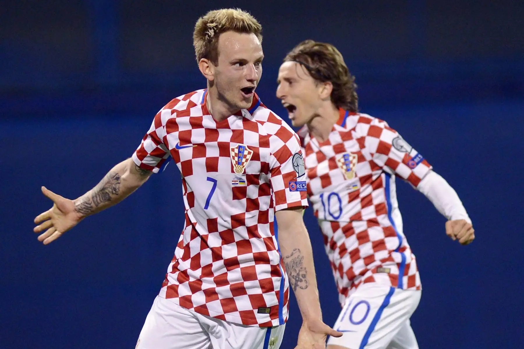 Ivan Rakitic y Luka Modric