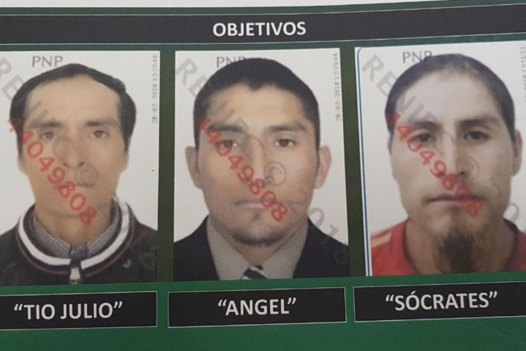 FF AA capturan a tres presuntos terroristas en Junín y Huancavelica.