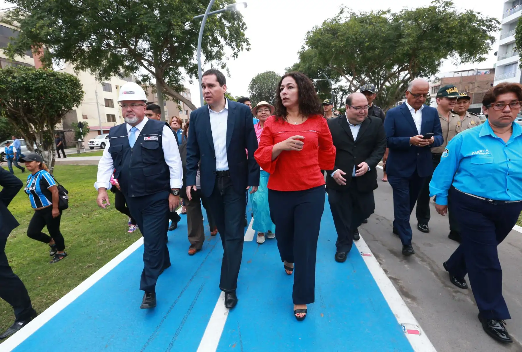 Nuevo Boulevard Próceres en San Miguel. ANDINA/Norman Córdova
