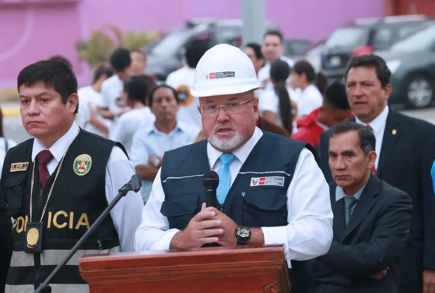 Ministro de Vivienda, Construcción y Saneamiento, Carlos Bruce. ANDINA/Norman Córdova