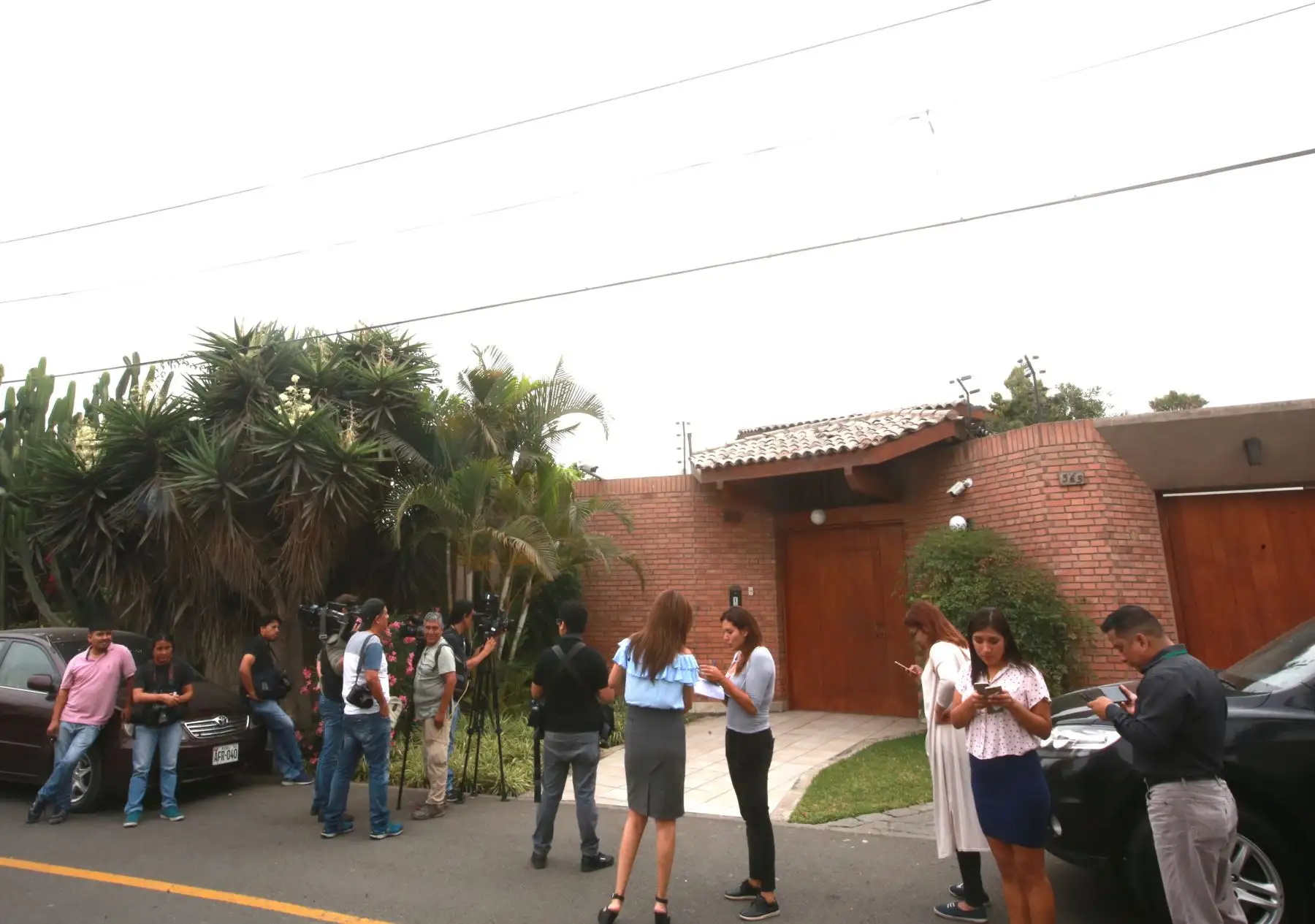Fiscalía allana casa de Jaime Yoshiyama. Foto: ANDINA/Jhony Laurente