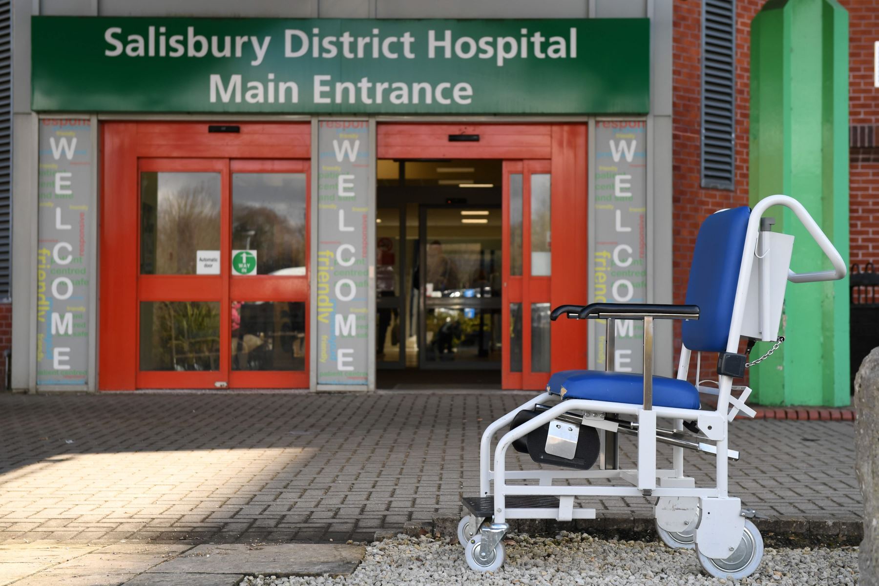 Hospital distrital Salisbury. Foto: AFP