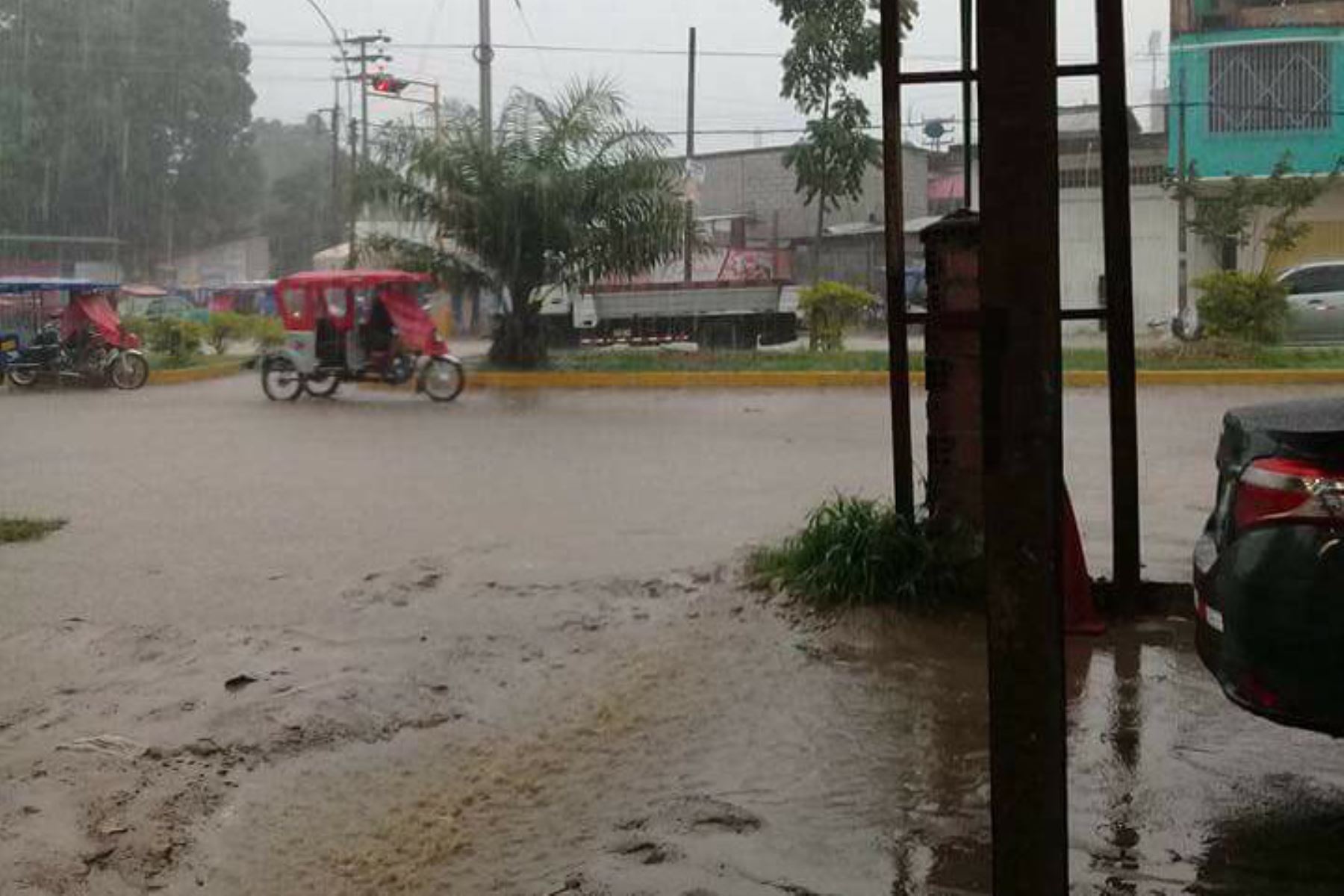 Distritos de Madre de Dios,San Martín y La Libertad soportaron día extremadamente lluvioso. ANDINA