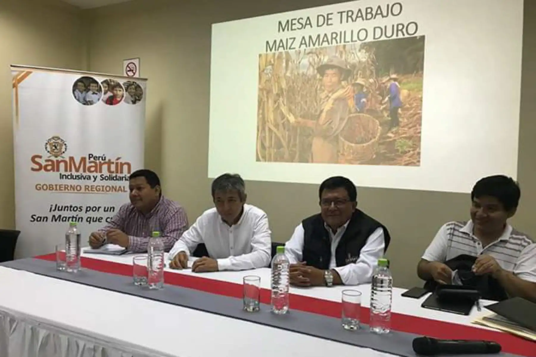 Minagri instala mesa técnica del maíz amarillo en San Martín. ANDINA/Difusión