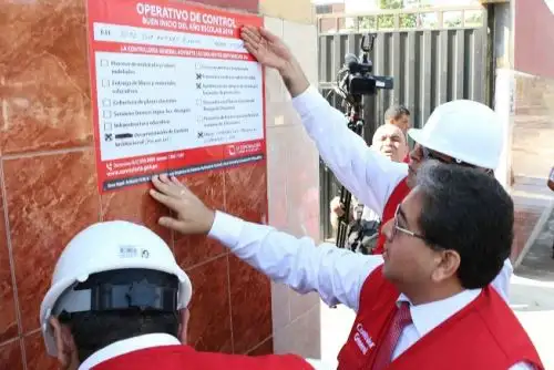 Operativo de control en colegios durará hasta el viernes. Foto: Difusión
