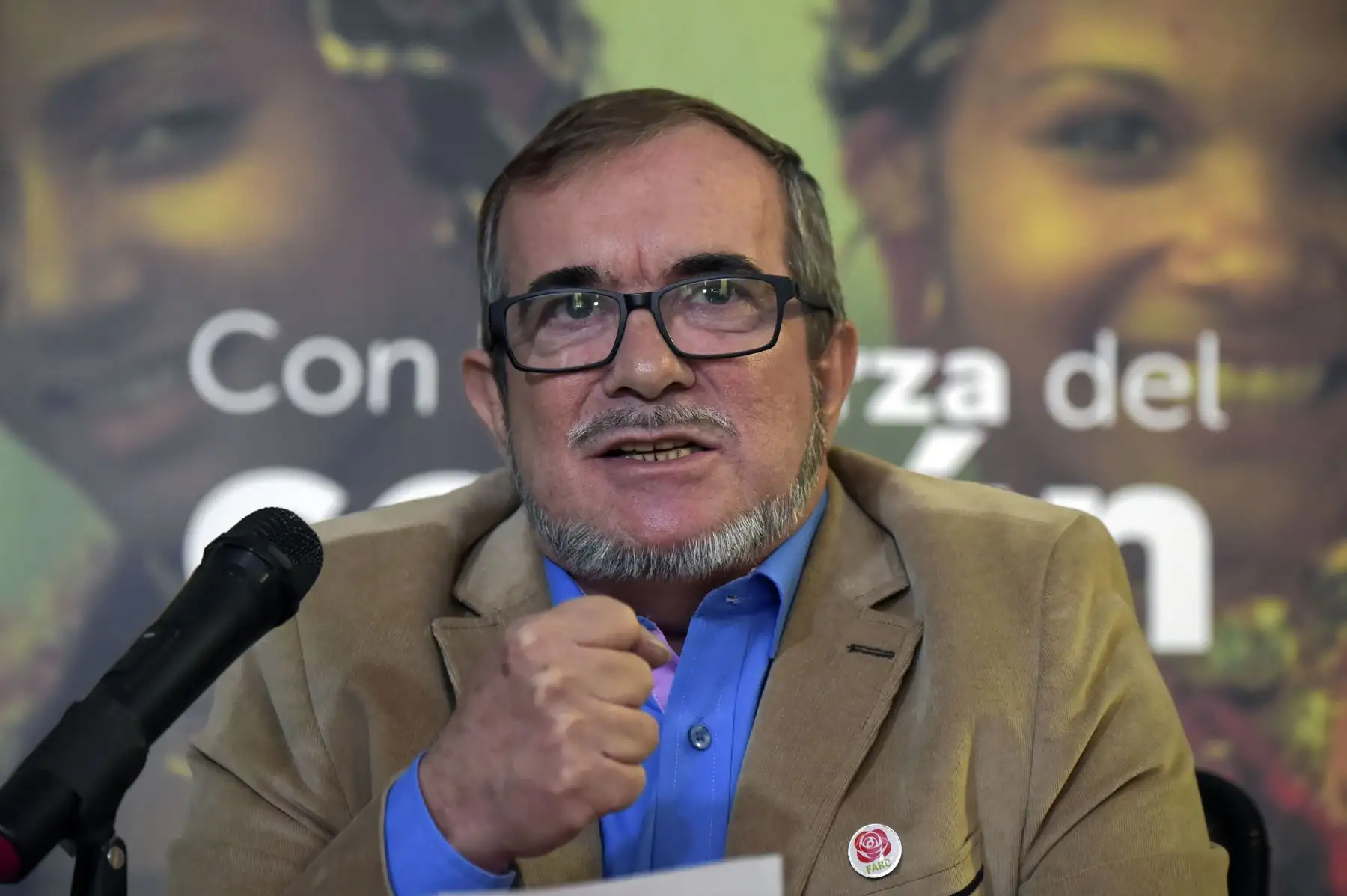 Rodrigo Londono, alias "Timochenko". Foto: AFP