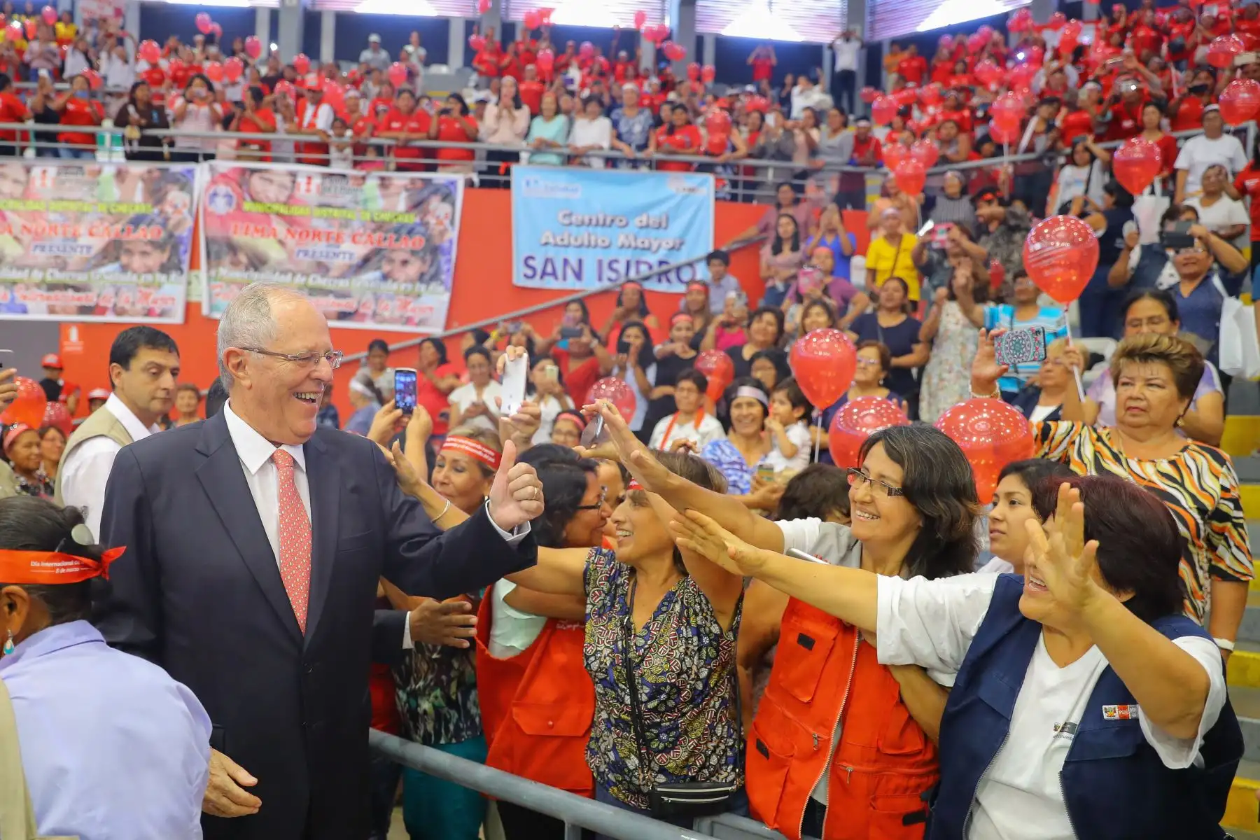 Presidente Kuczynski participa en el Encuentro de la Mujer Peruana, por el Día Internacional de la Mujer. Foto: ANDINA/ Prensa Presidencia