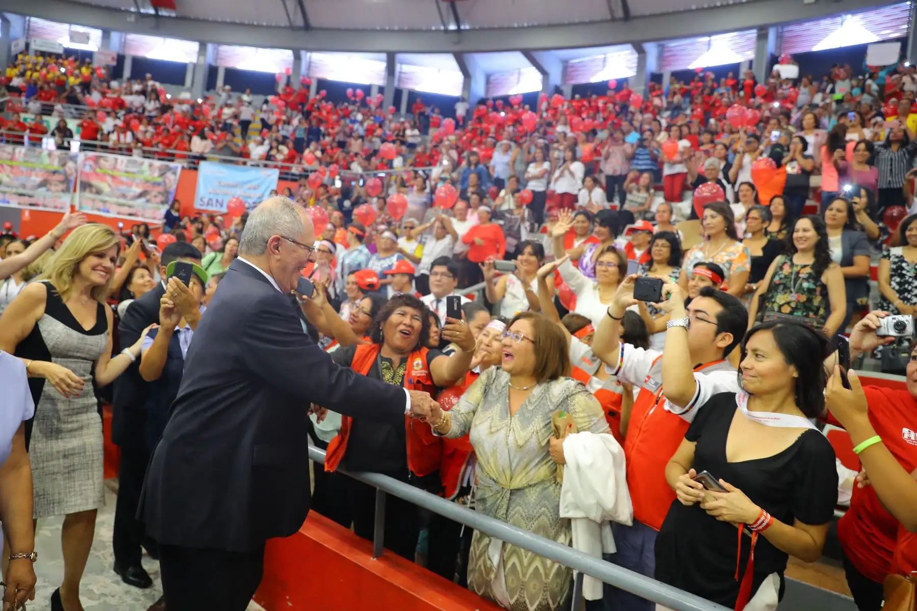 Presidente Kuczynski participa en el Encuentro de la Mujer Peruana, por el Día Internacional de la Mujer. Foto: ANDINA/ Prensa Presidencia