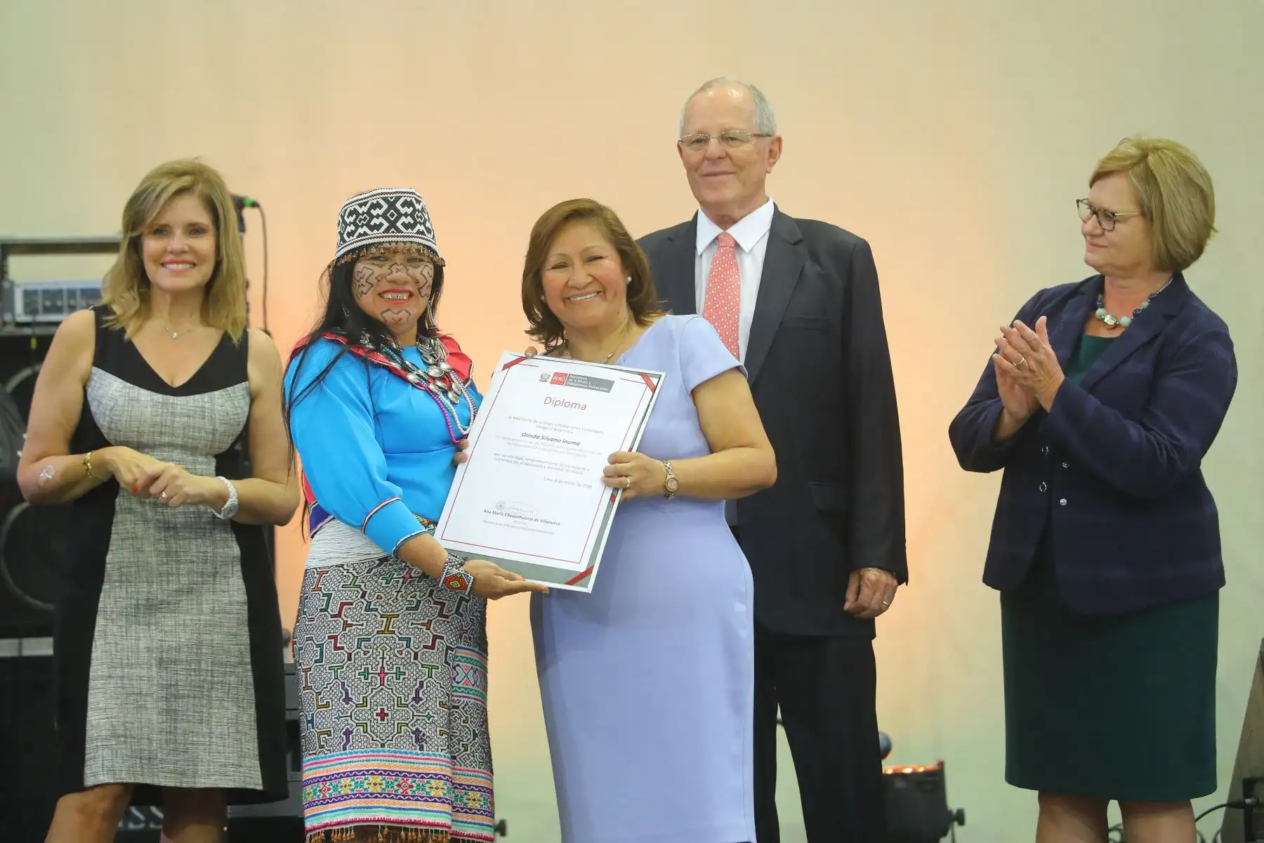 Presidente Kuczynski participa en el Encuentro de la Mujer Peruana, por el Día Internacional de la Mujer. Foto: ANDINA/ Prensa Presidencia