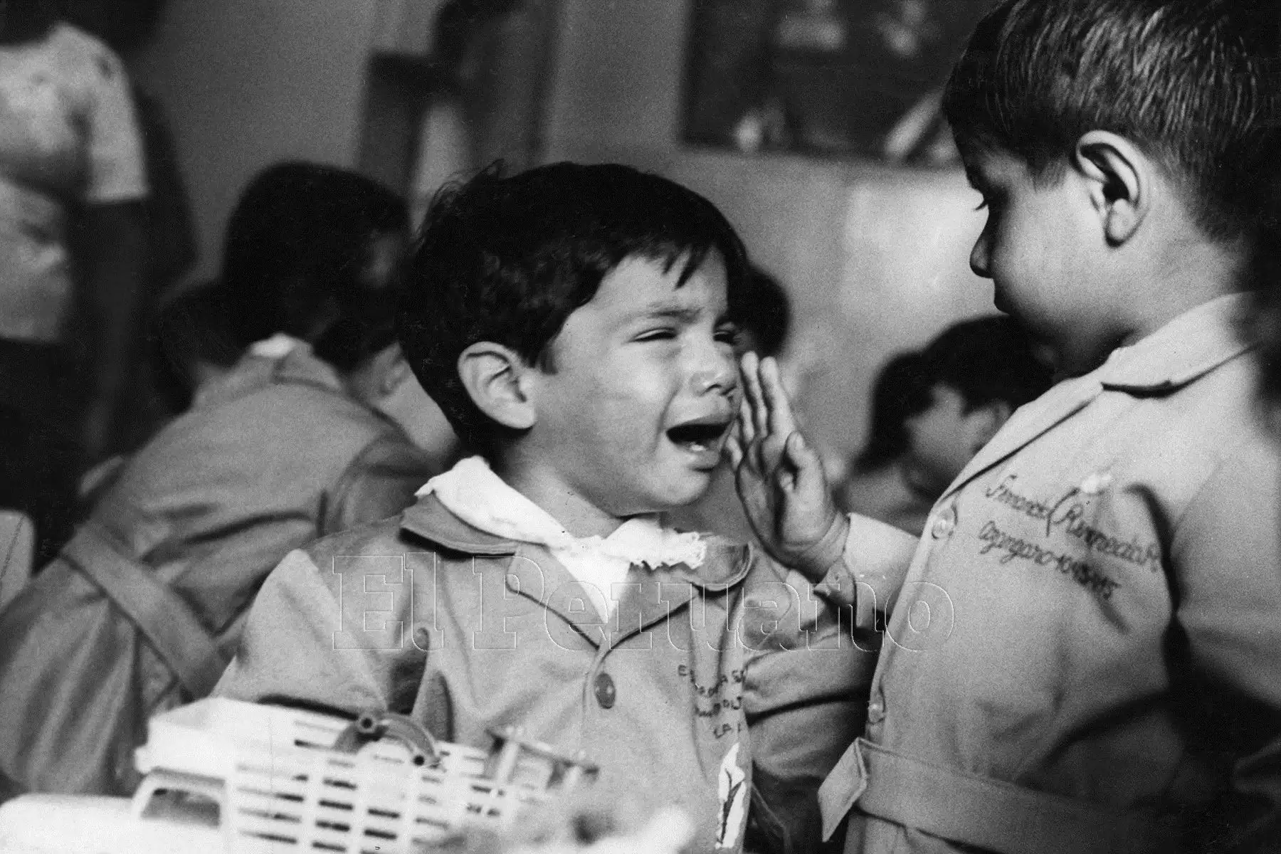 Lima - 2 abril 1979 / Primer día de clases en el jardín de infancia N.° 40.