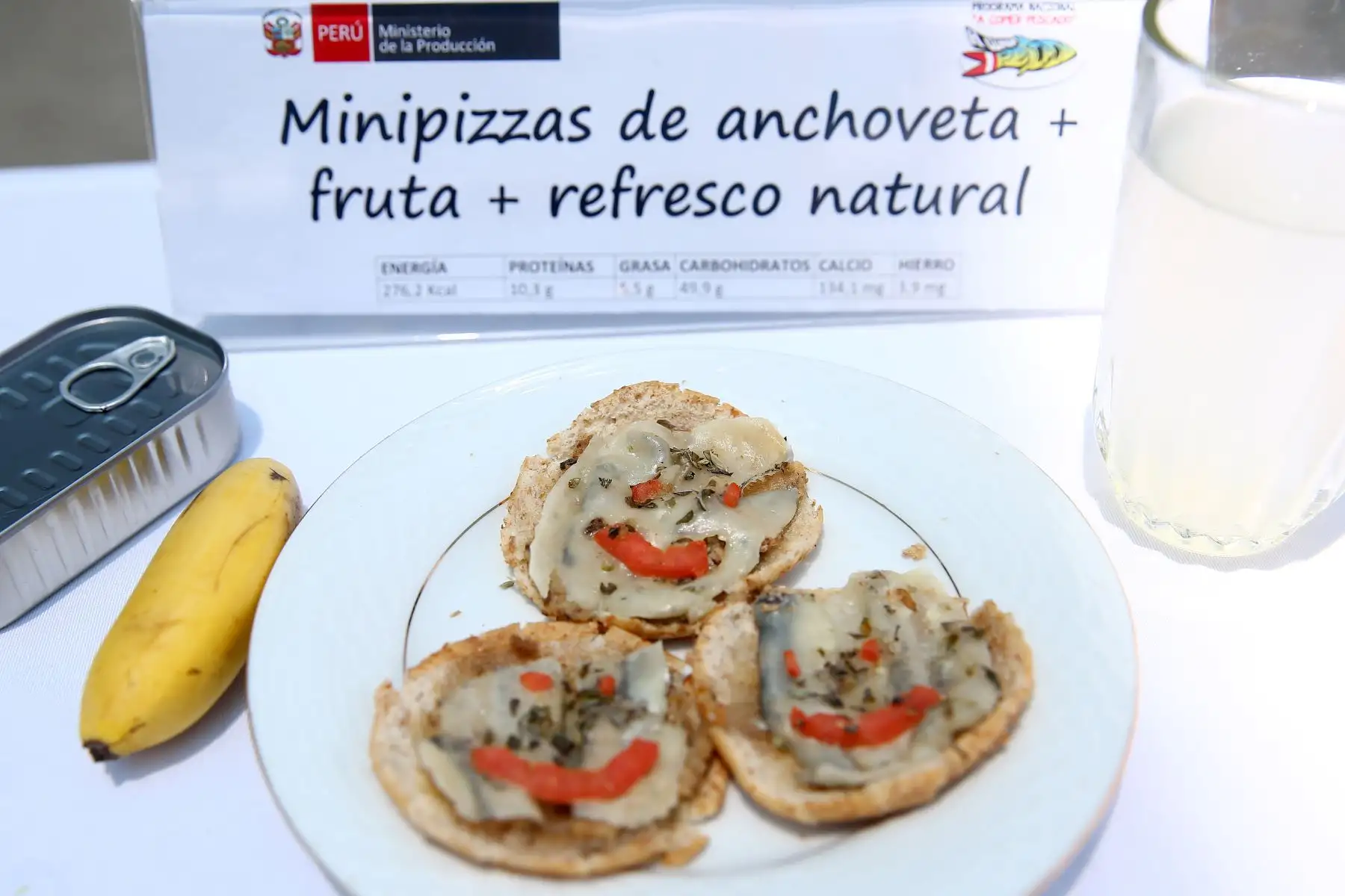 Las minipizzas de anchoveta son una buena opción para las loncheras de  los pequeños. Foto: ANDINA/Melina Mejía.