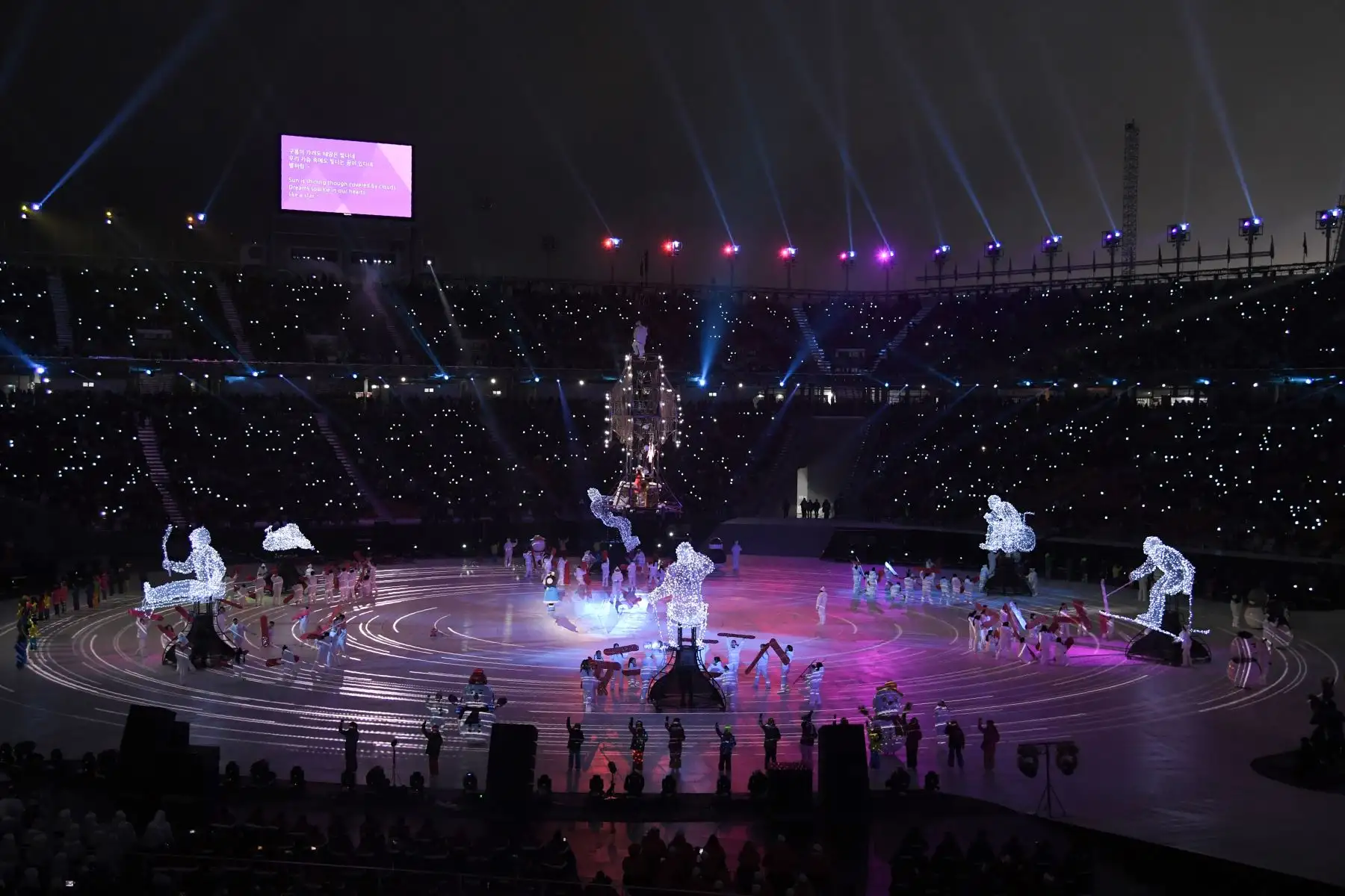 Ceremonia de inauguración de los Juegos Paralímpicos de Invierno Pyeongchang 2018. Foto: AFP