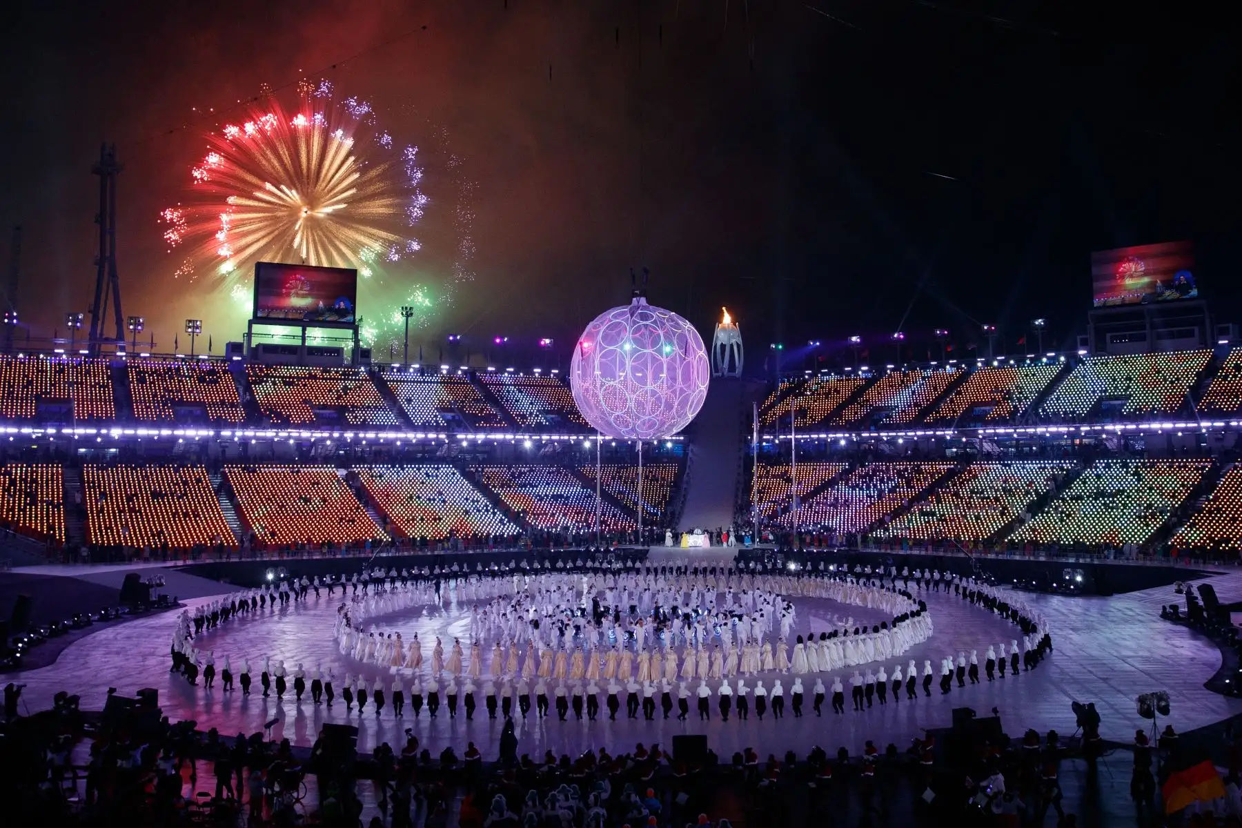 Ceremonia de inauguración de los Juegos Paralímpicos de Invierno Pyeongchang 2018. Foto: AFP