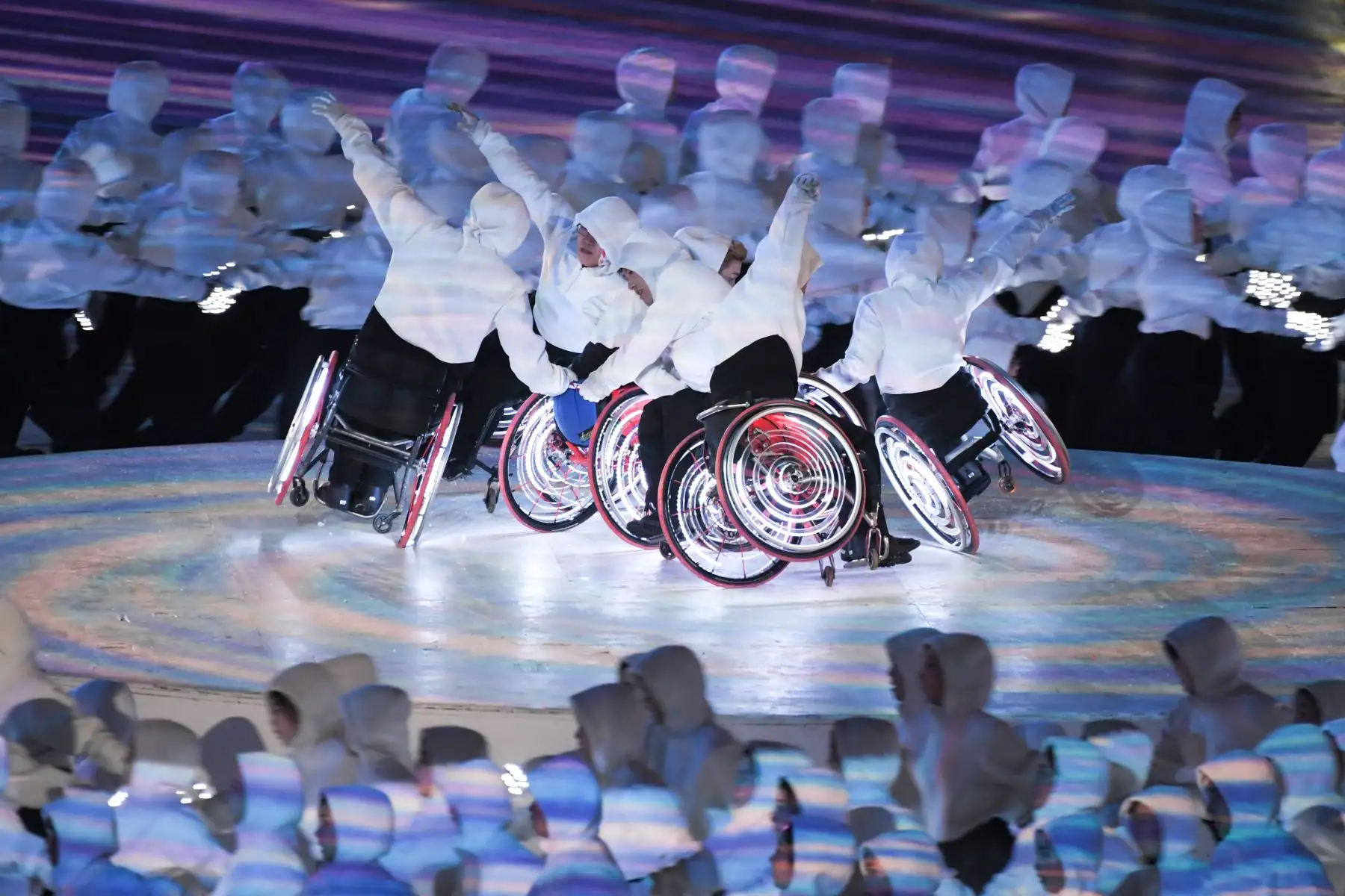 Ceremonia de inauguración de los Juegos Paralímpicos de Invierno Pyeongchang 2018. Foto: AFP