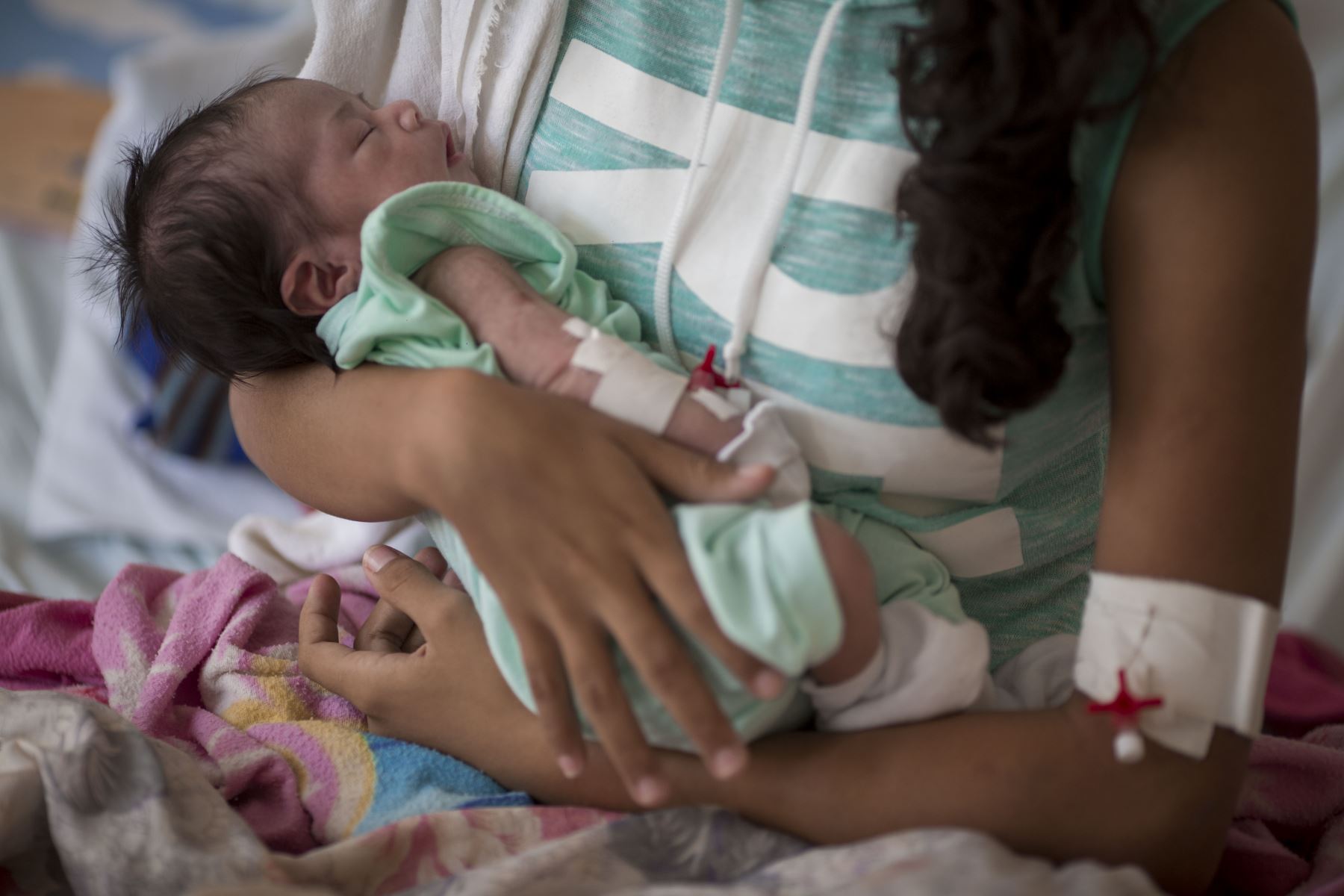Venezolanas llegan a Brasil para dar a luz. Foto: AFP.