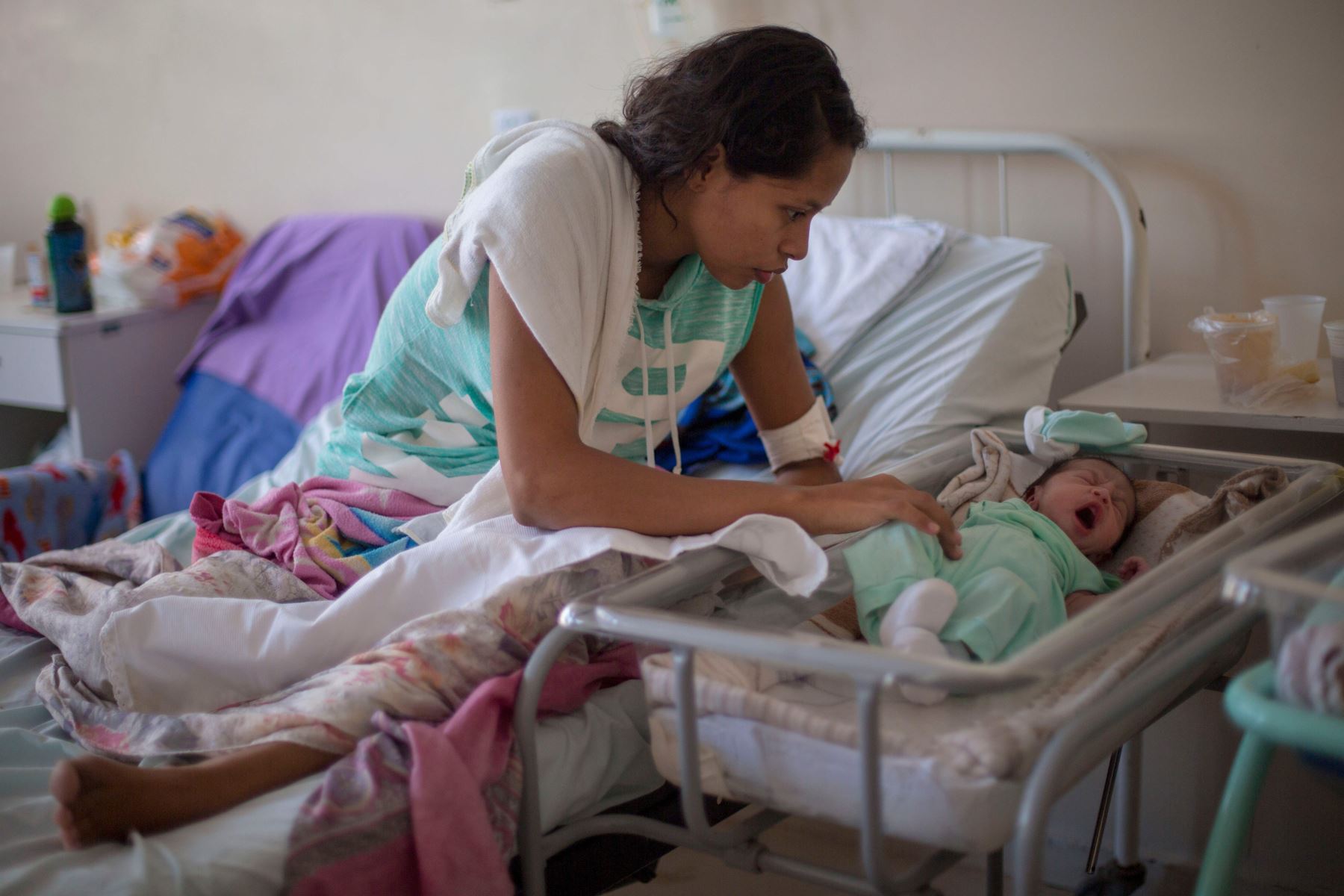 Venezolanas llegan a Brasil para dar a luz. Foto: AFP.
