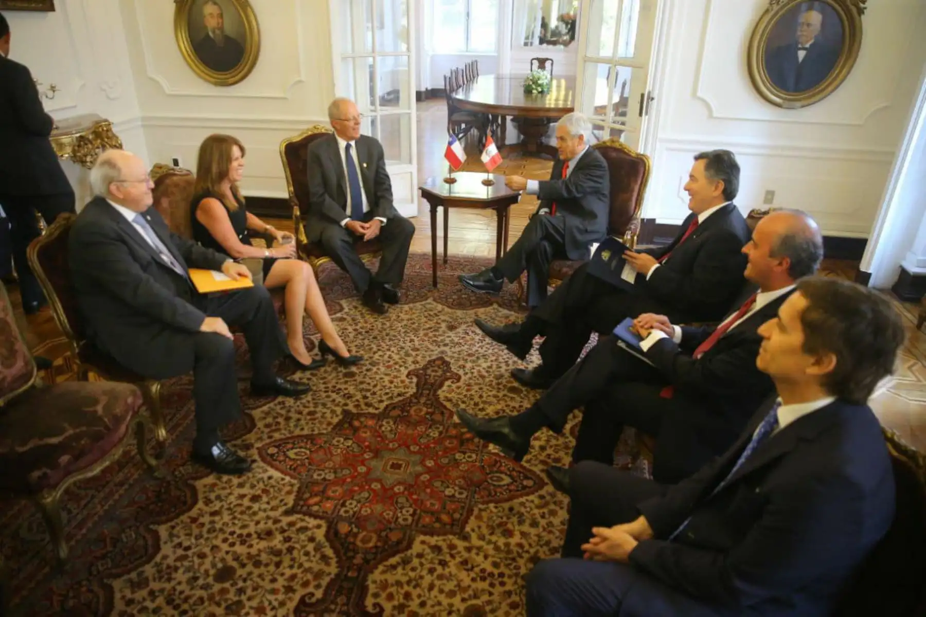 Presidente Pedro Pablo Kuczynski se reúne con presidente electo de Chile Sebastián Piñera. Foto: ANDINA/Prensa Presidencia