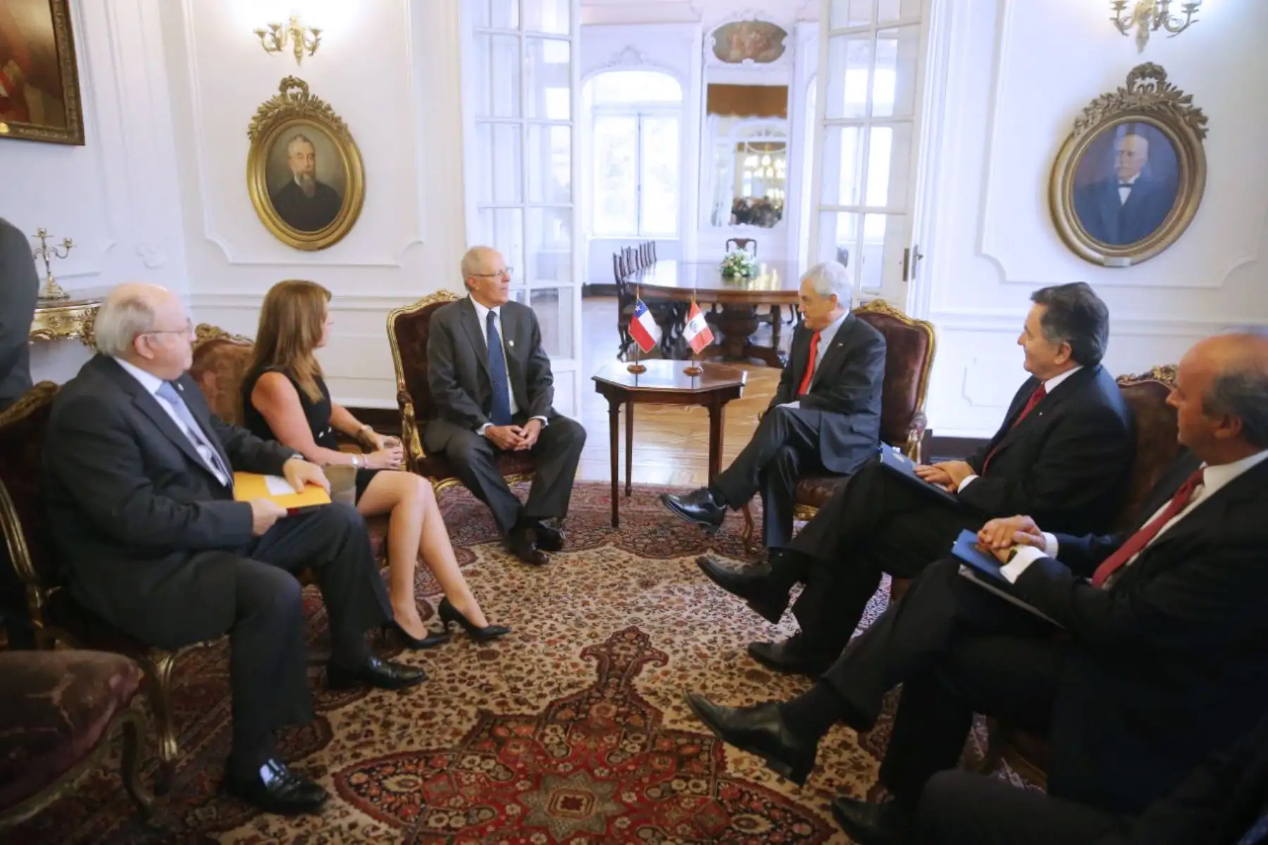 Presidente Pedro Pablo Kuczynski se reúne con presidente electo de Chile Sebastián Piñera. Foto: ANDINA/Prensa Presidencia