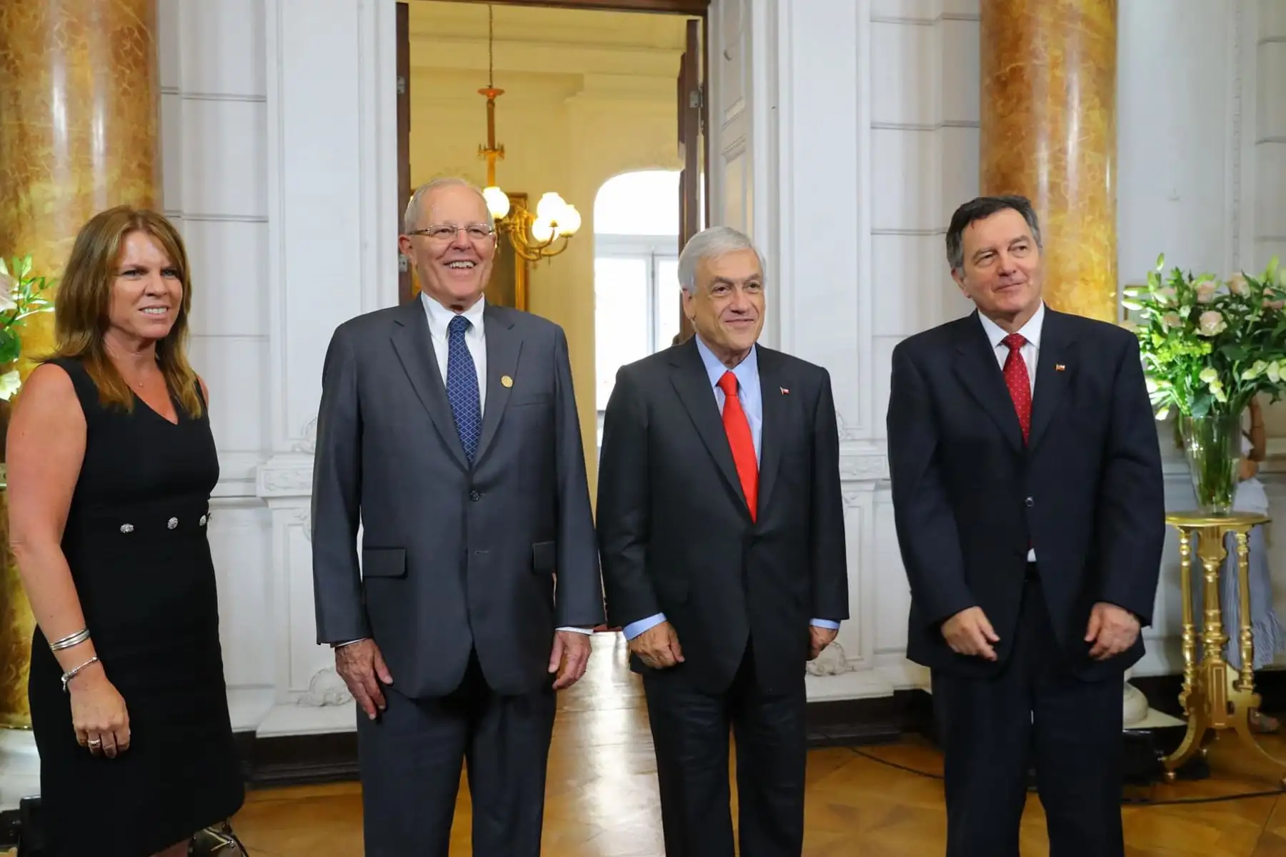 Presidente Pedro Pablo Kuczynski se reúne con presidente electo de Chile Sebastián Piñera