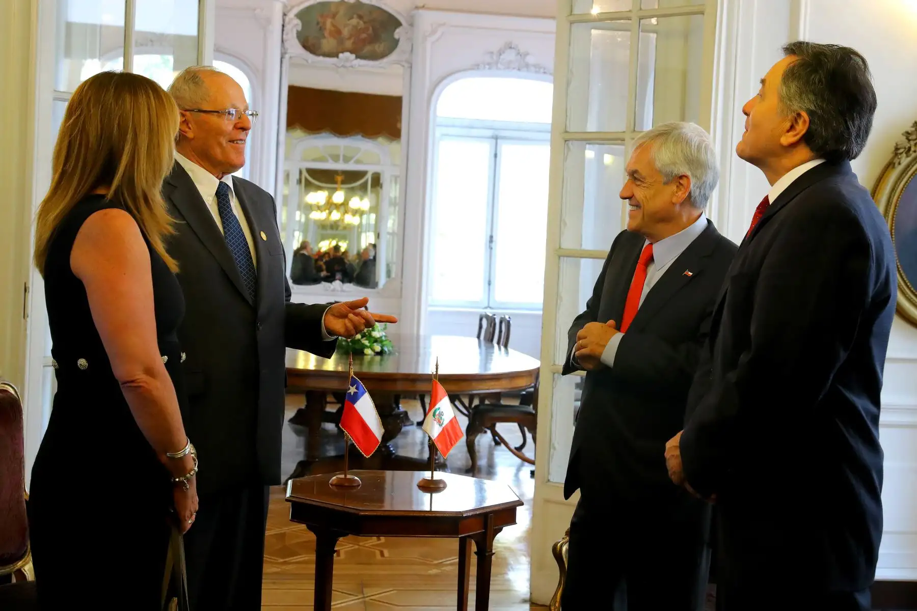 Presidente Pedro Pablo Kuczynski se reúne con presidente electo de Chile Sebastián Piñera. Foto: ANDINA/Prensa Presidencia