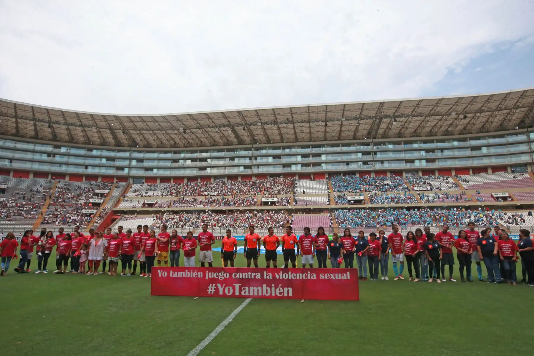 Universitario y Cristal igualaron está tarde 1-1 en el Estado Nacional. Foto:ANDINA/ Jhony Laurente