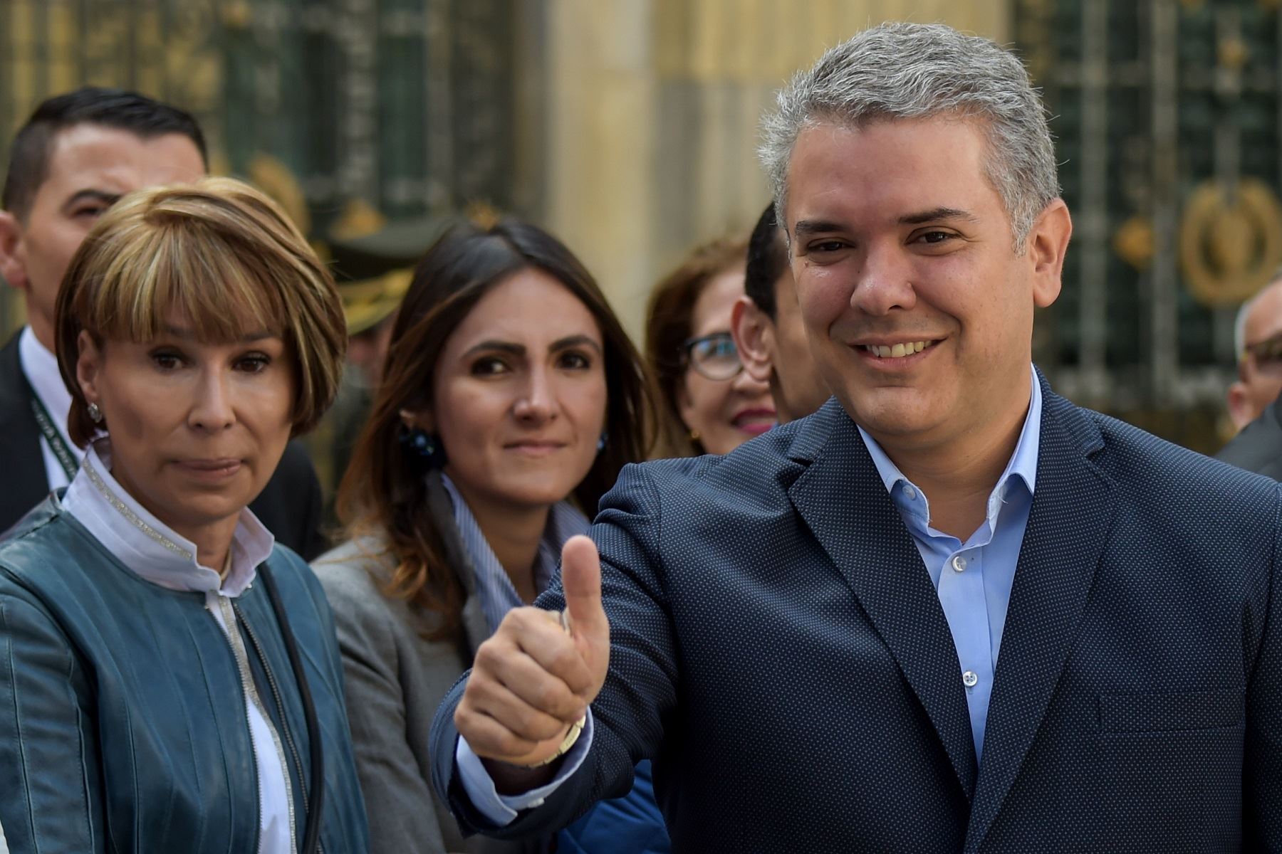Candidato a la presidencia de Colombia por la derecha, Iván Duque. Foto: AFP.