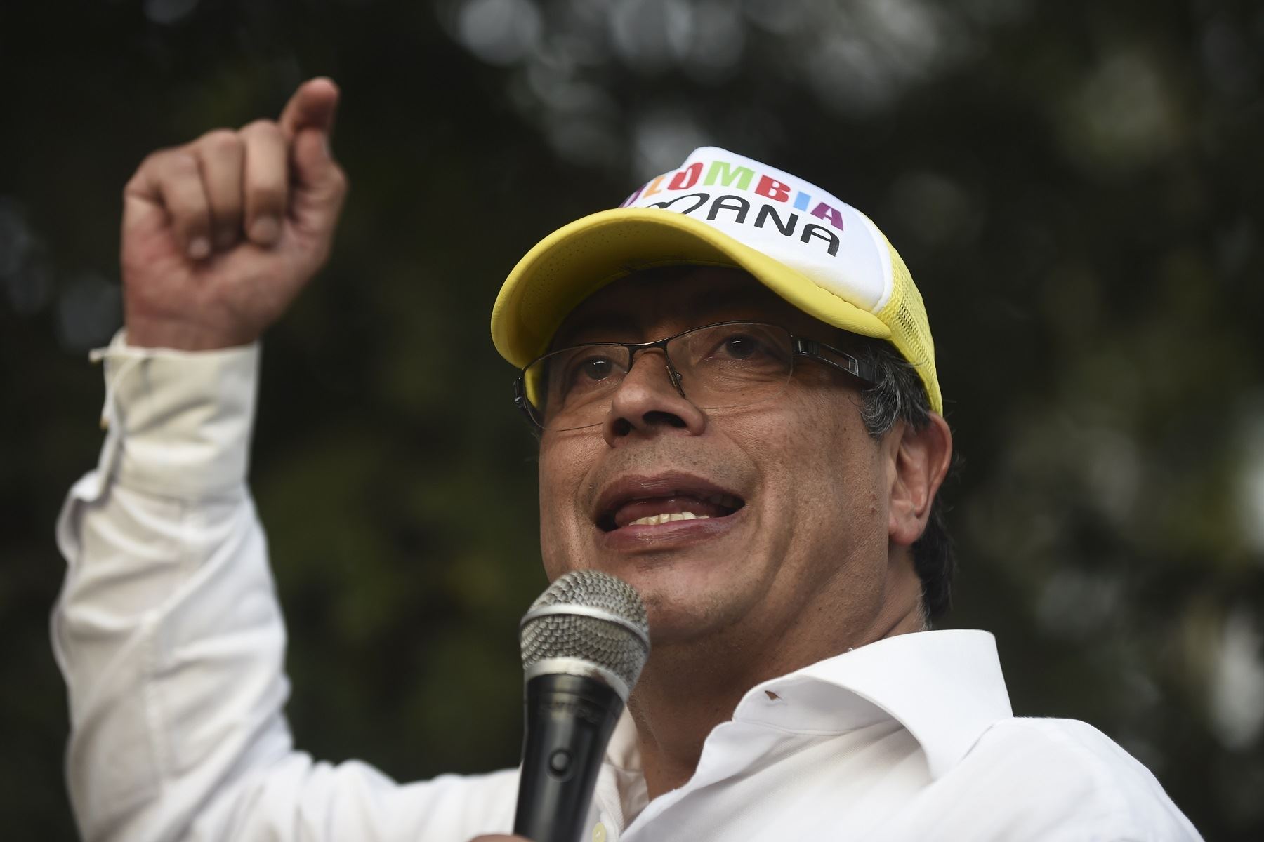 Candidato a la presidencia de Colombia por la izquierda, Gustavo Petro. Foto: AFP.