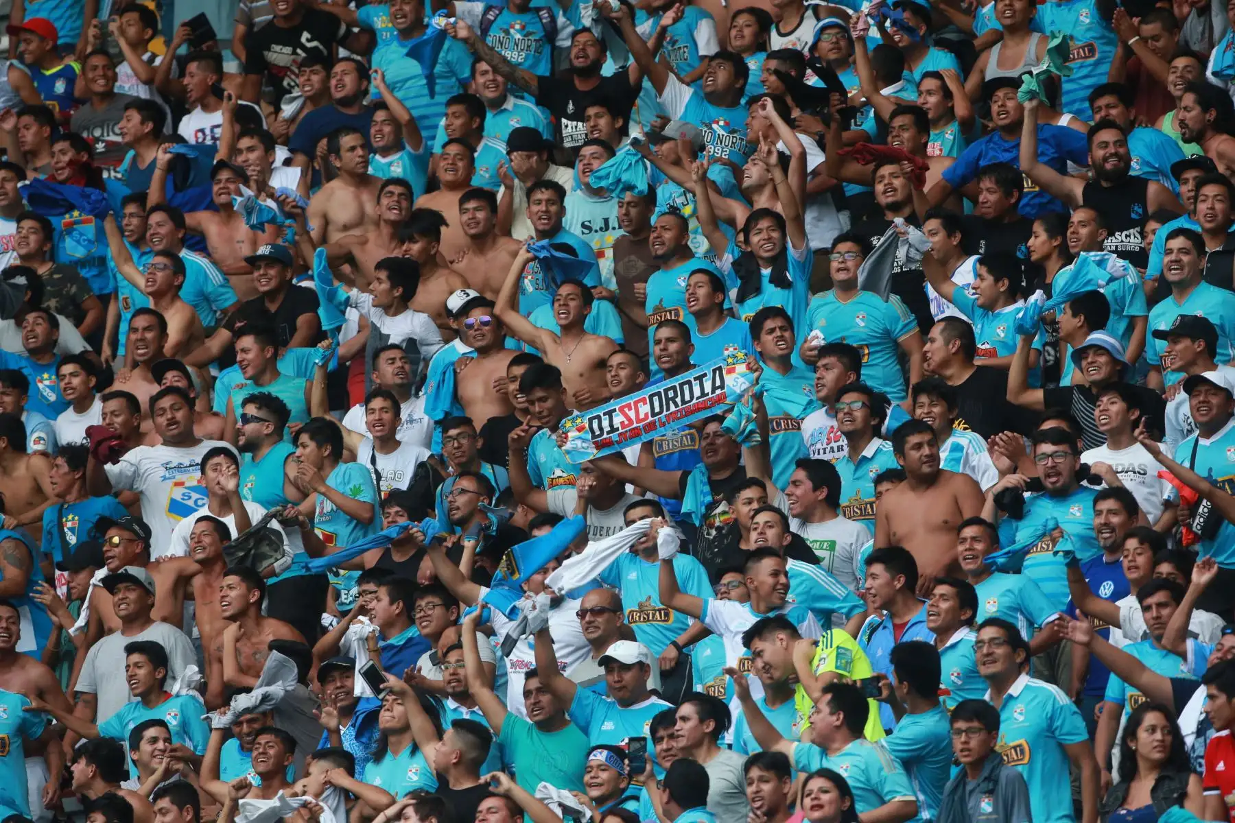 Universitario y Cristal igualaron está tarde 1-1 en el Estado Nacional. Foto:ANDINA/ Jhony Laurente