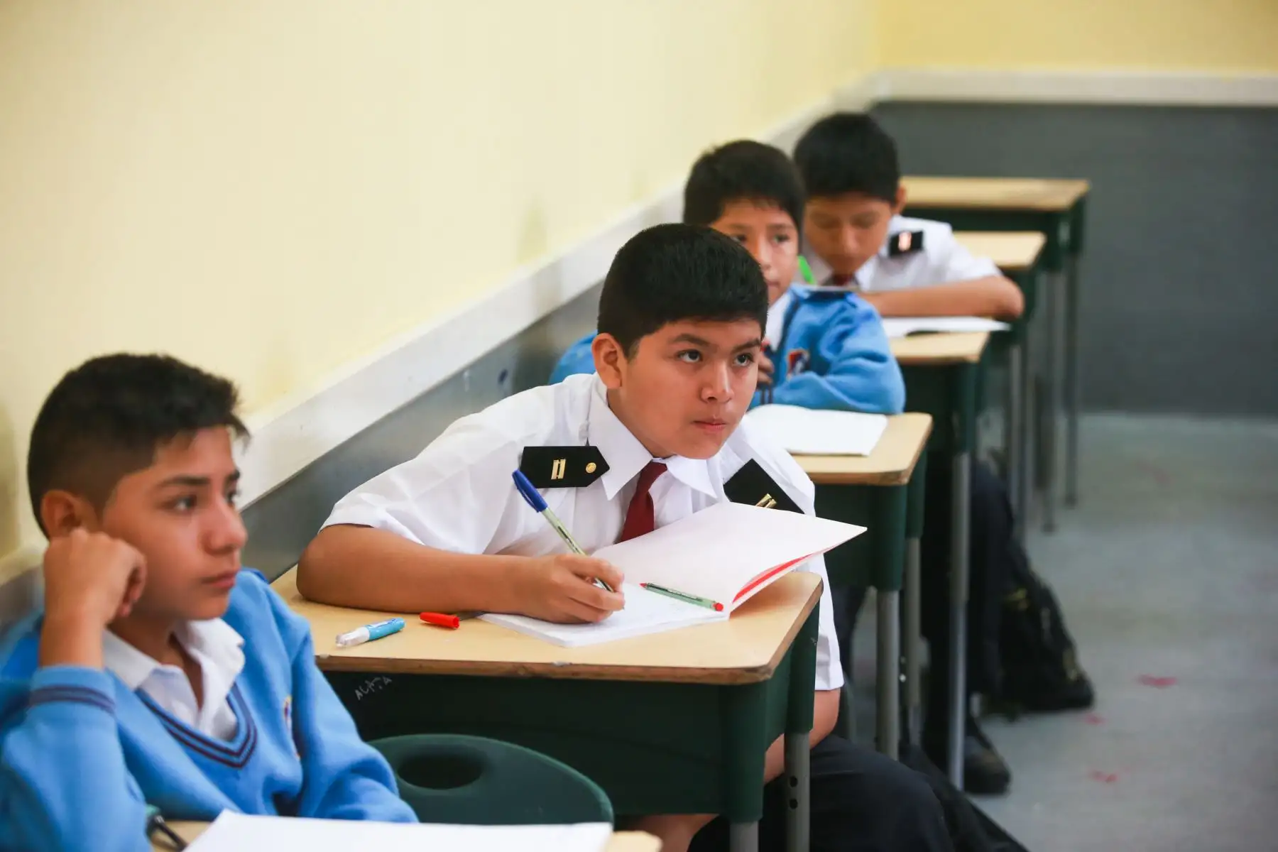 Inicio del año escolar 2018 en el colegio Guadalupe. Foto: ANDINA/Jhony Laurente