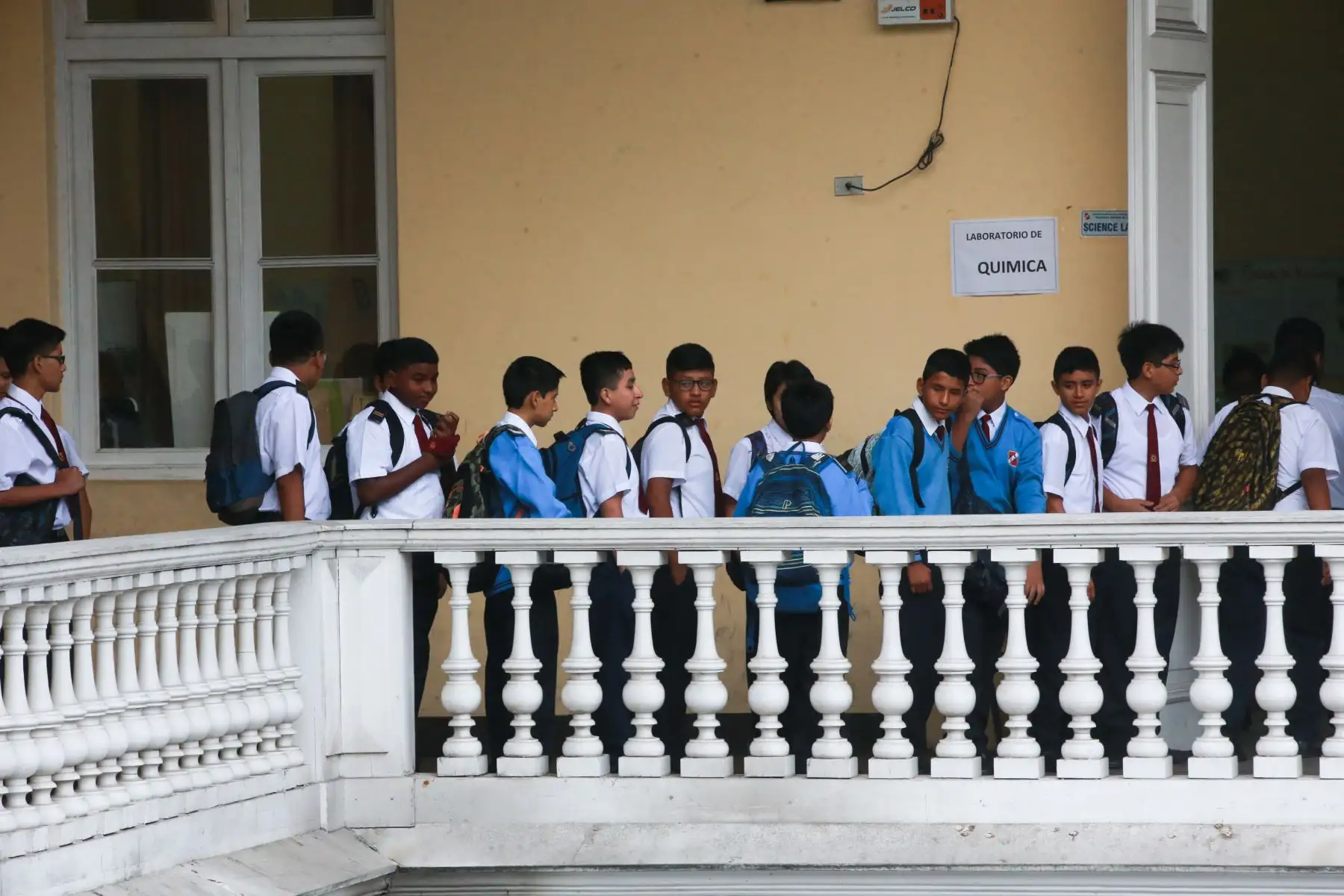 Inicio del año escolar 2018 en el colegio Guadalupe. Foto: ANDINA/Jhony Laurente