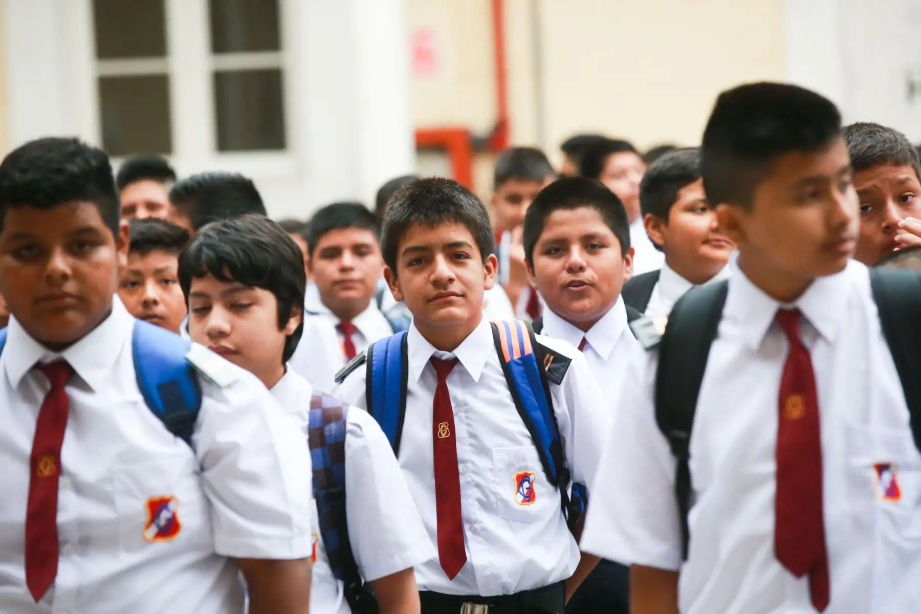 Inicio del año escolar 2018 en el colegio Guadalupe. Foto: ANDINA/Jhony Laurente
