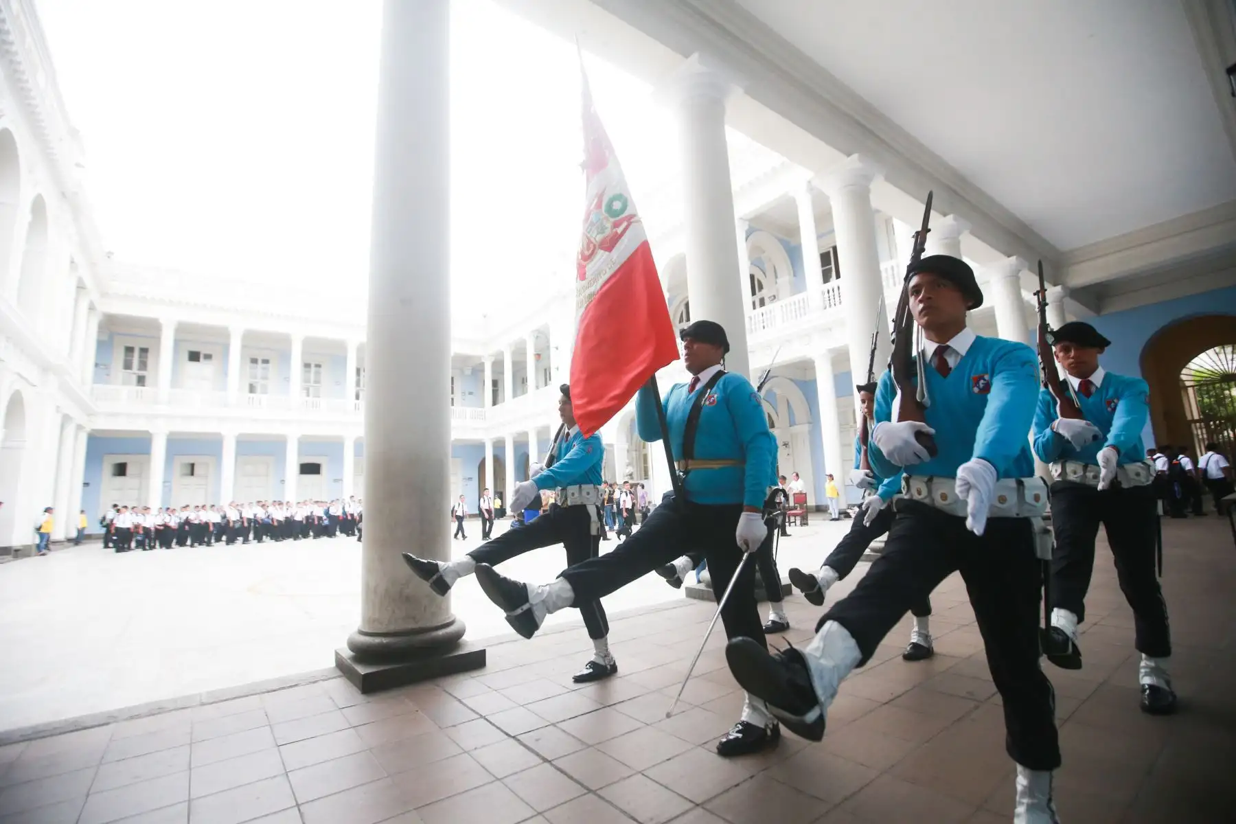 Inicio del año escolar 2018 en el colegio Guadalupe. Foto: ANDINA/Jhony Laurente