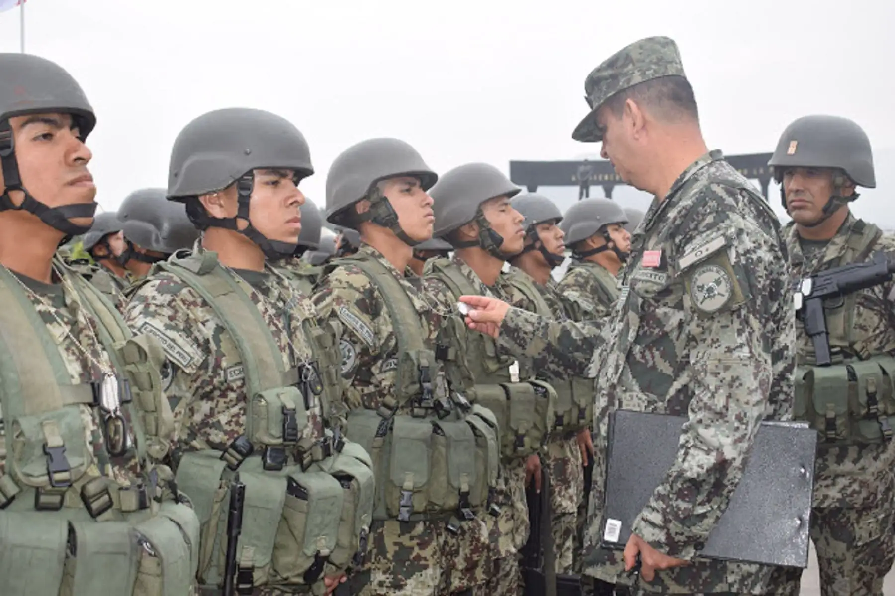 Ejército peruano.