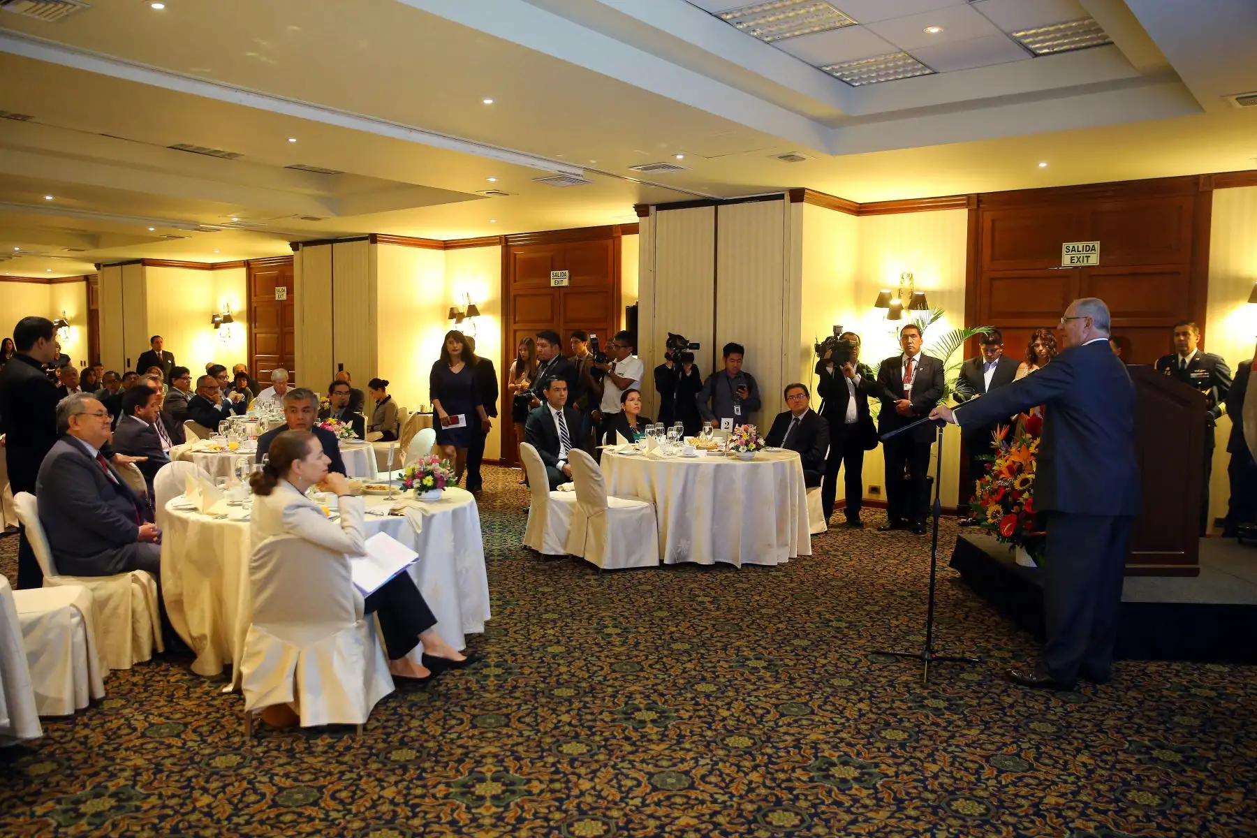 Presidente Kuczynski participa en la presentación del proyecto "Gestión Integrada de los Recursos Hídricos en Diez Cuencas - PGIRH". Foto: ANDINA/Prensa Presidencia.