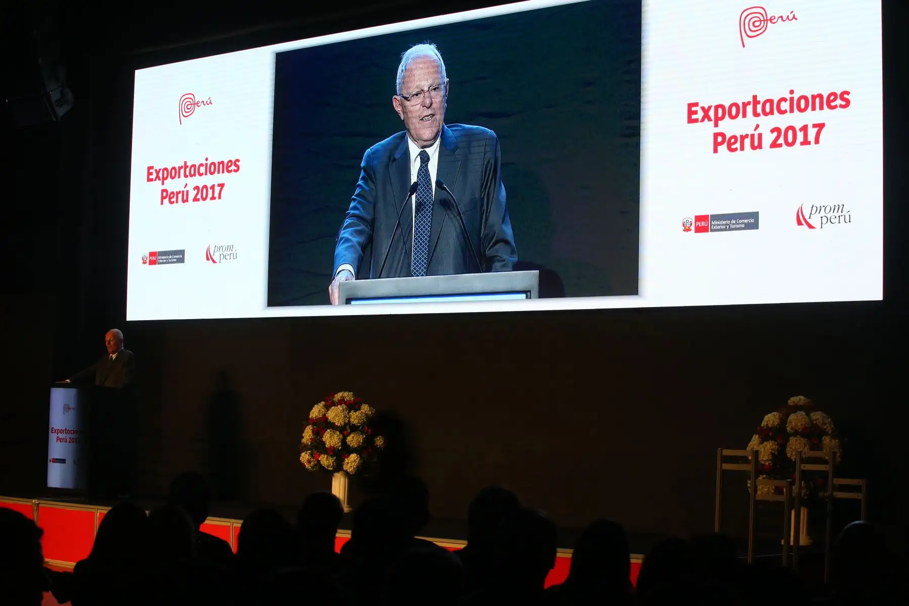 Presidente Kuczynski, clausura Foro de Exportaciones 2017, en San Borja. Foto: ANDINA/ Prensa Presidencia