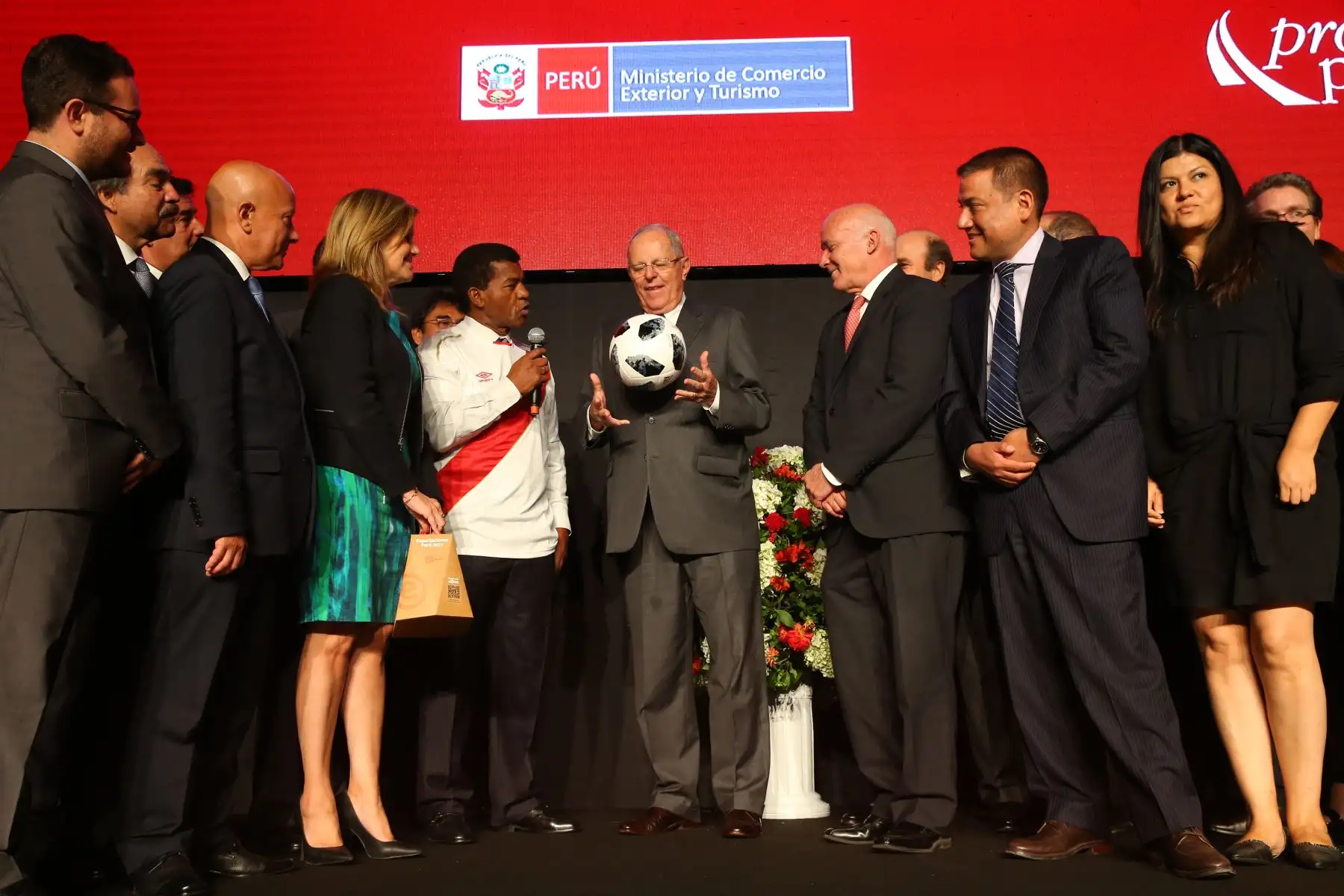 Presidente Kuczynski, clausura Foro de Exportaciones 2017, en San Borja. Foto: ANDINA/ Prensa Presidencia
