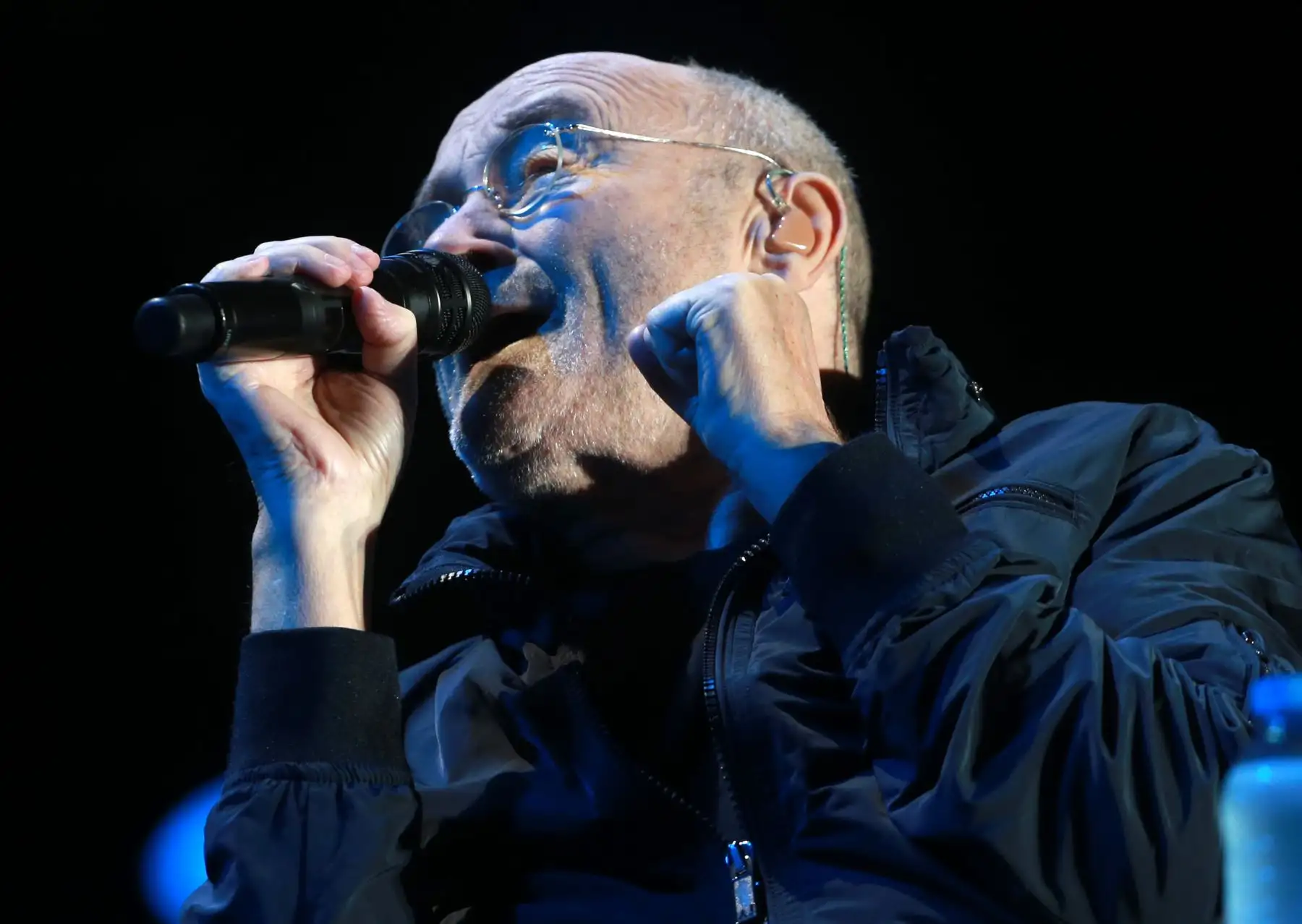 Phil Collins en concierto. Foto: ANDINA/Vidal Tarqui