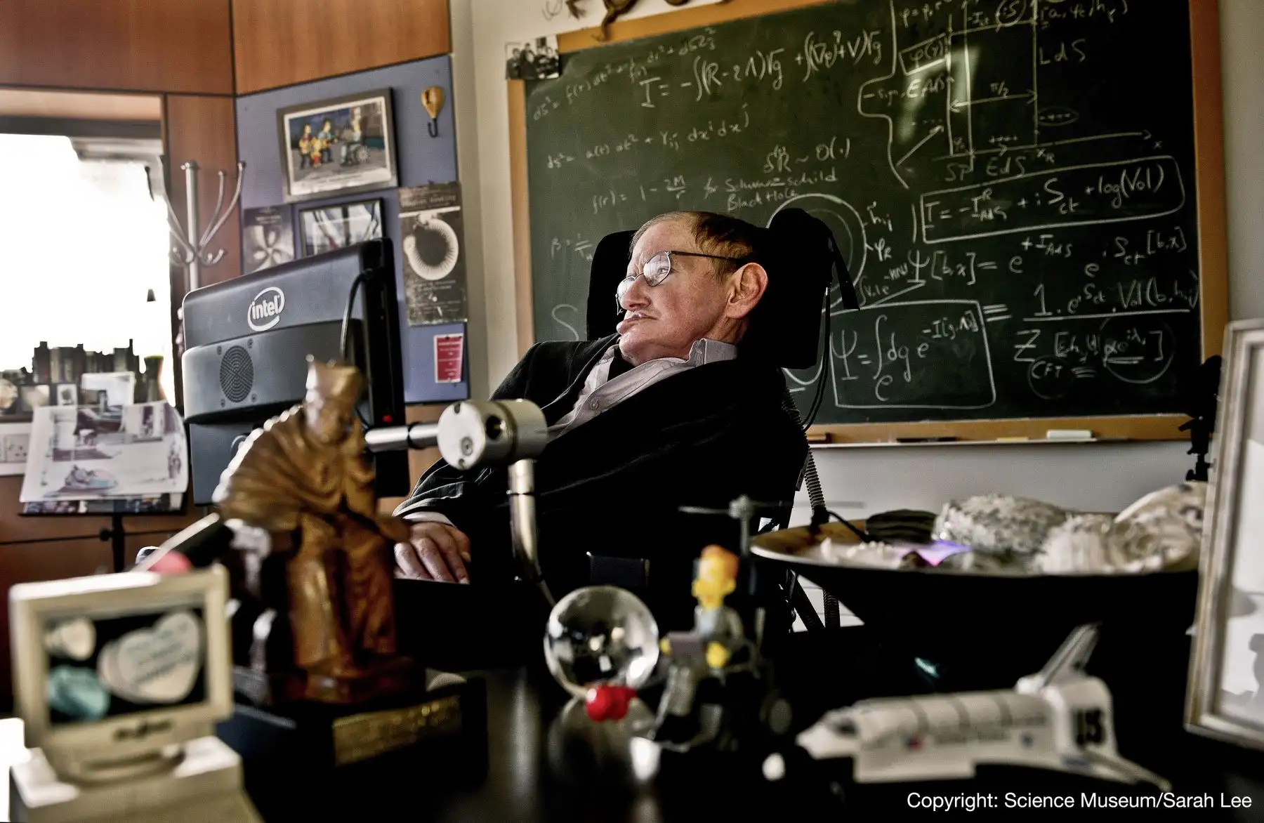 Fisico británico Stephen Hawking, fallecido en Cambridge a los 76 años. Foto: AFP