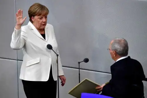 Canciller alemana, Angela Merkel. Foto: AFP