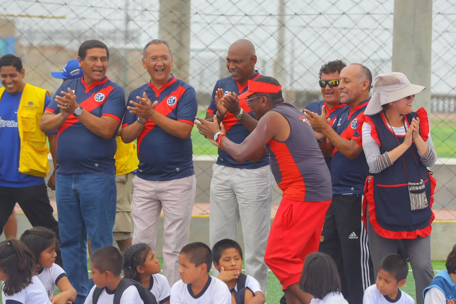 Municipalidad de Lima presenta  "la camiseta de todos" previo al mundial Rusia 2018. Foto.Andina Andrés Valle