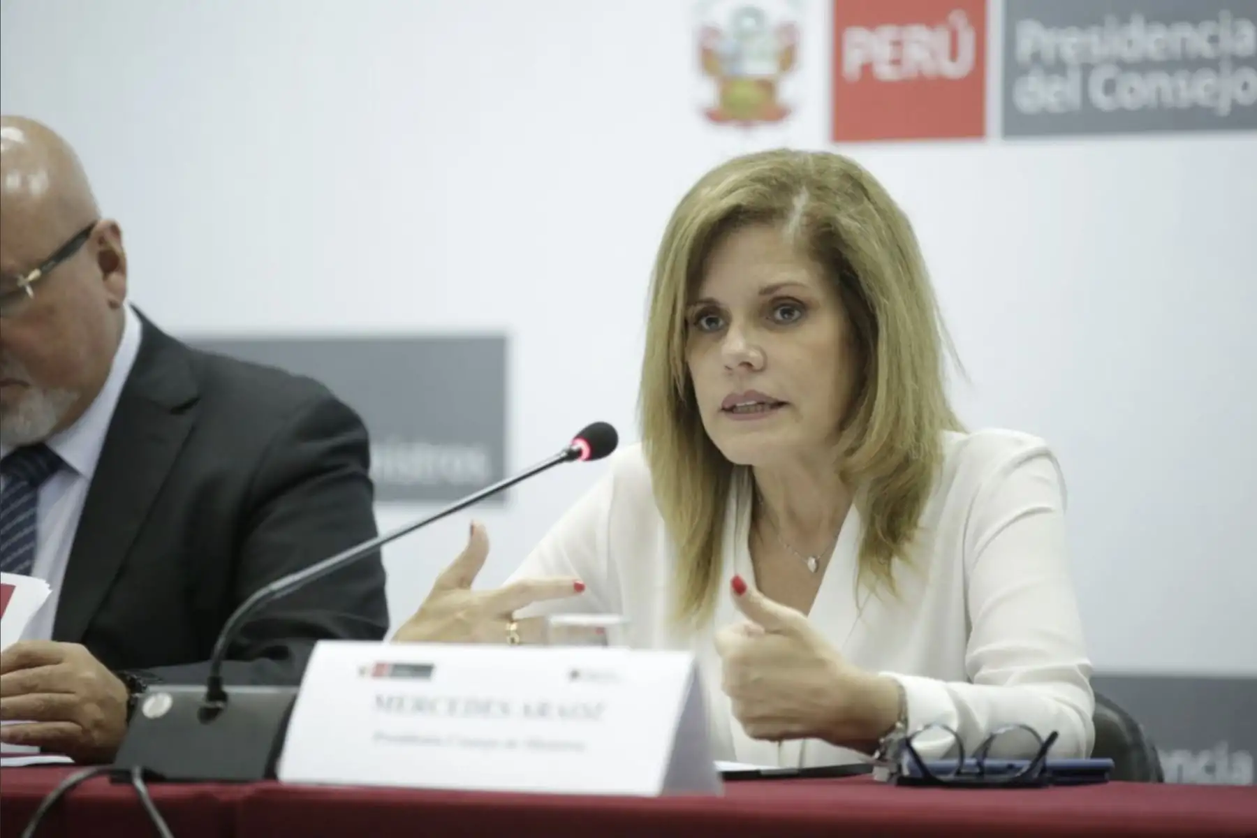 Presidenta del Consejo de Ministros, Mercedes Aráoz