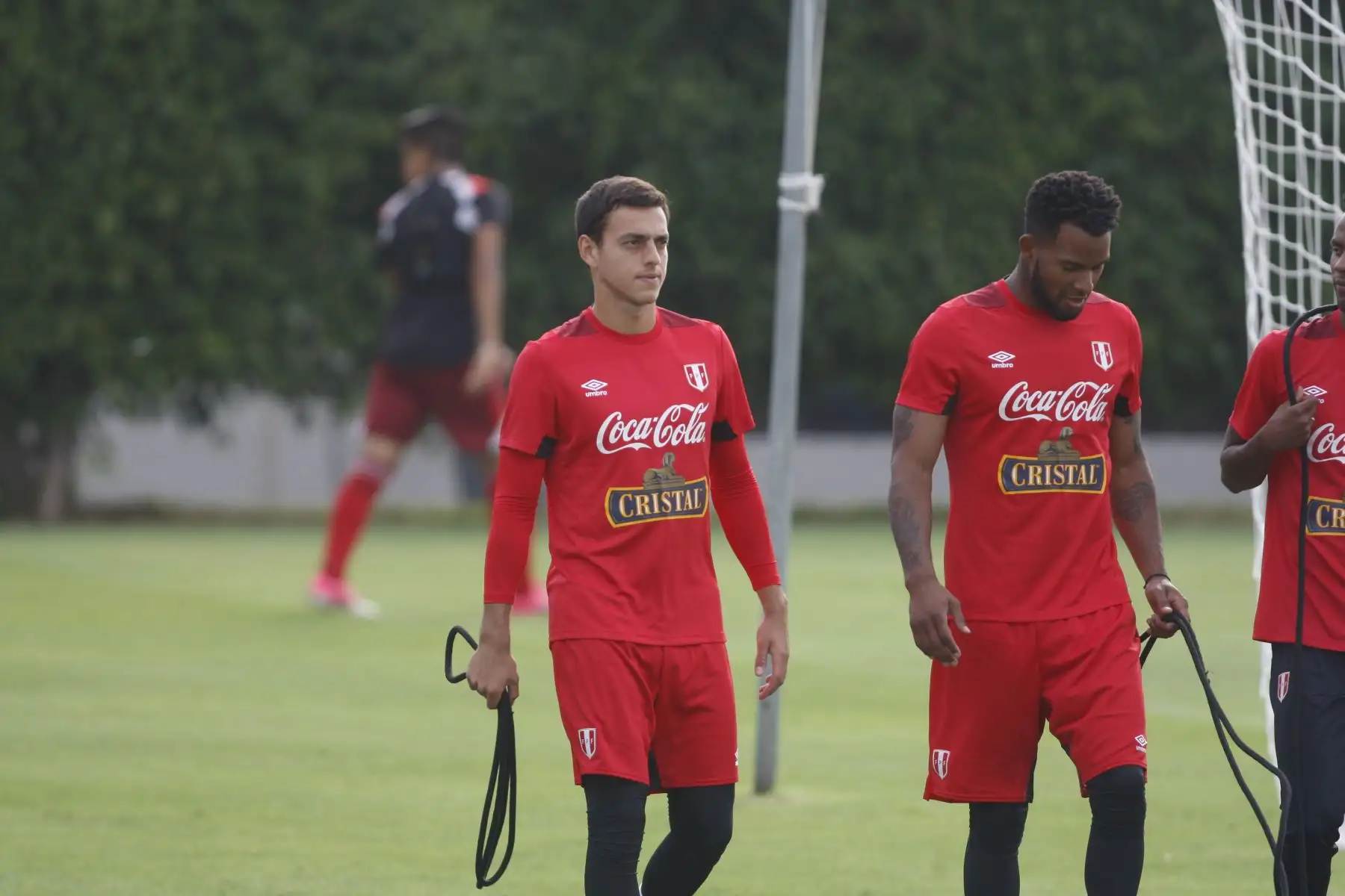 Entrenamiento de los convocados a la selección nacional de fútbol con miras a participar en el mundial de fútbol Rusia 2018. Foto: ANDINA/Eddy Ramos.